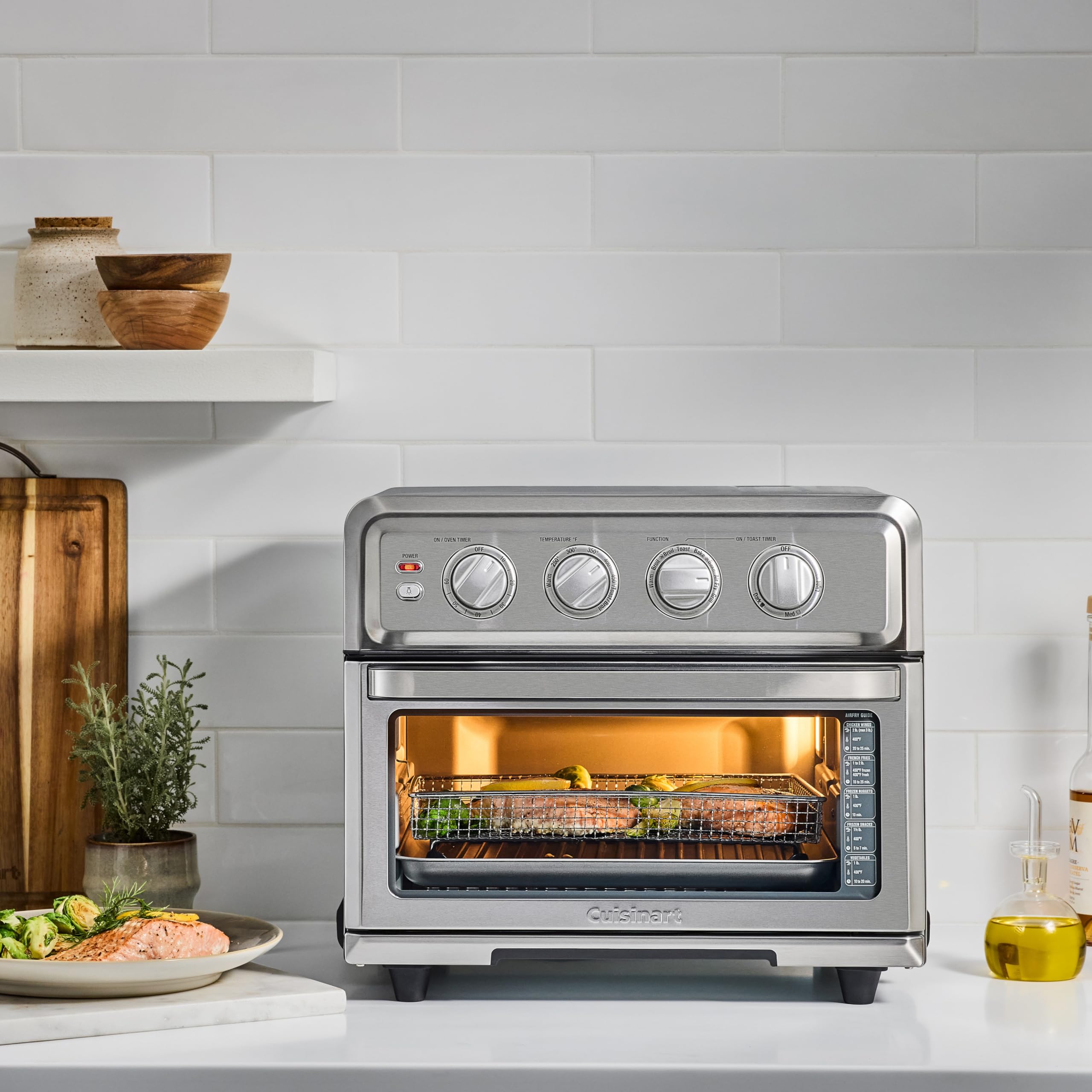 cuisinart-8-in-1-air-fryer-toaster-oven-with-grill-stainless-steel-toa-70nas image 2
