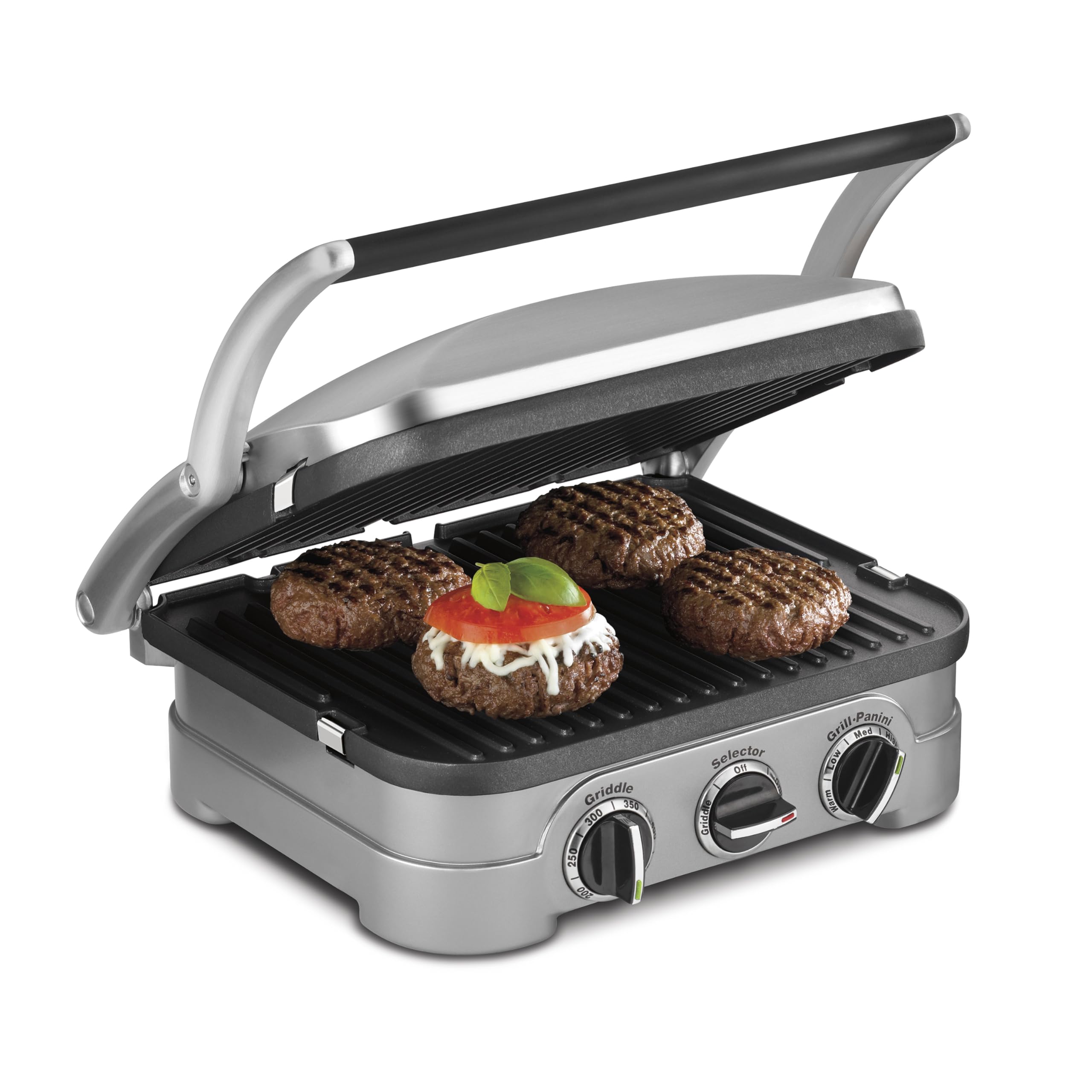 cuisinart-griddler-gr-4nnas-5-in-1-indoor-grill-panini-press-stainless-steel image 1