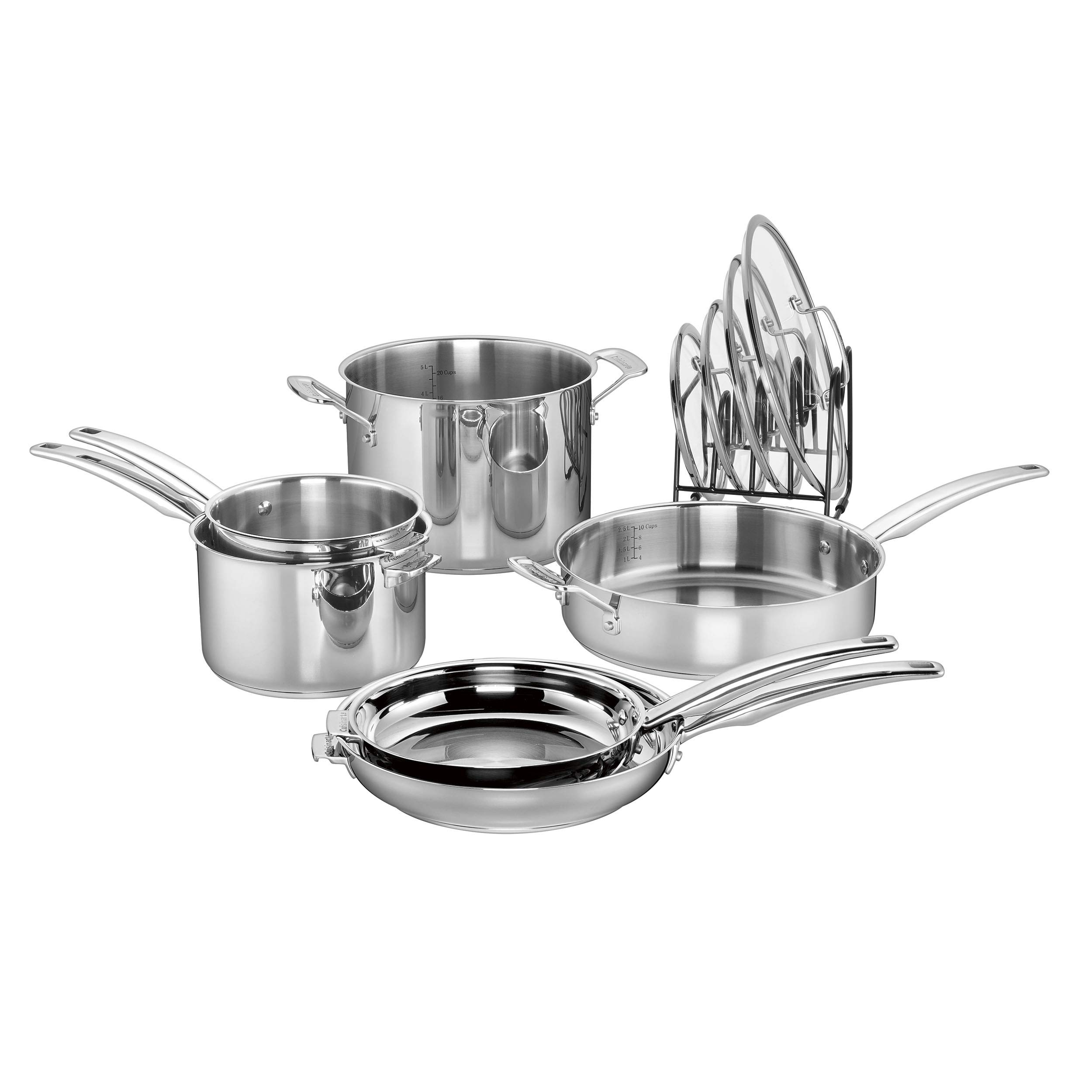 cuisinart-n91-11-smartnest-stainless-steel-11-piece-cookware-set image 1