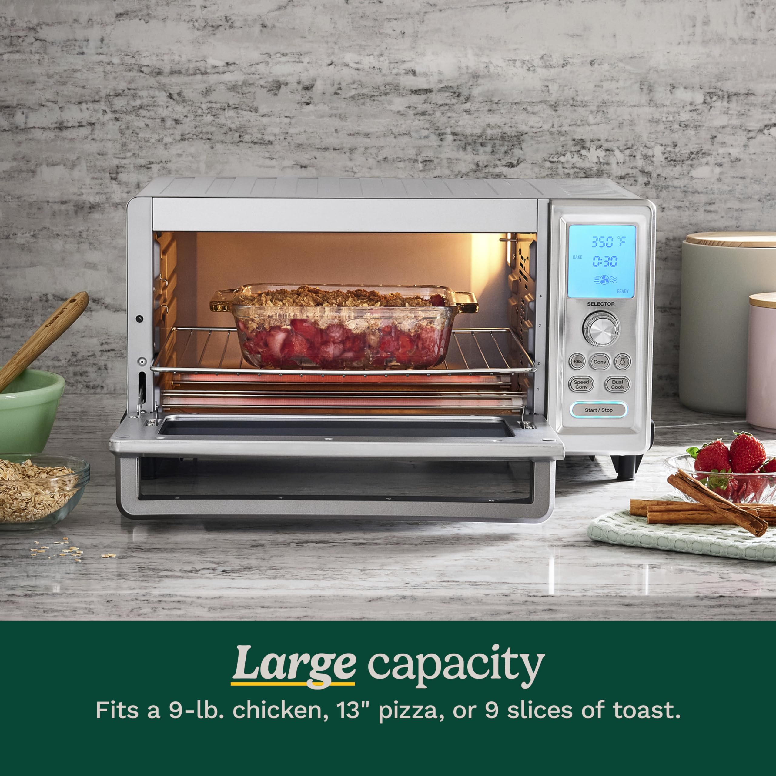 cuisinart-chef-s-convection-toaster-oven-tob-260n1nas-stainless-steel image 5