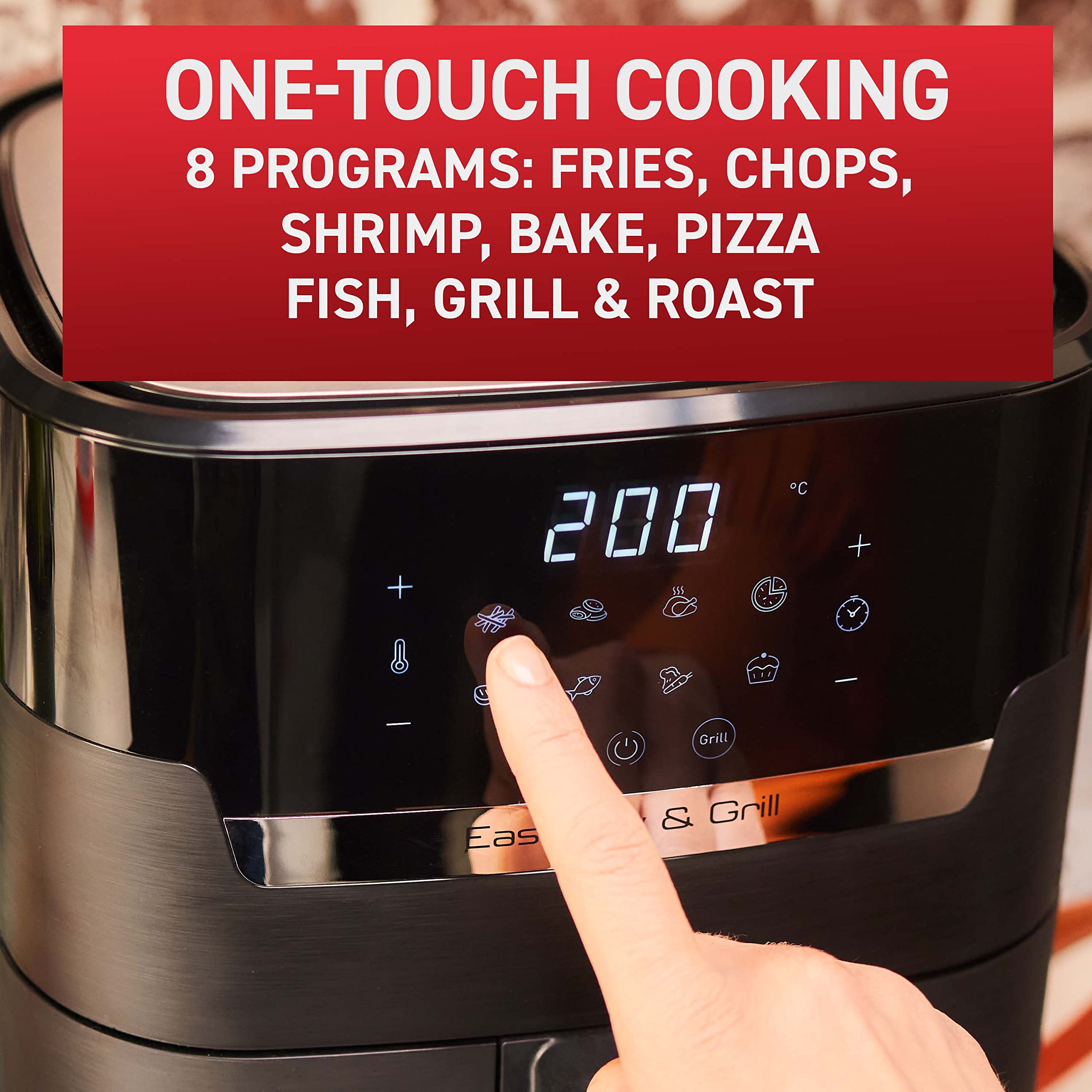 t-fal-air-fryer-grill-combo-digital-2-in-1-4-4-qt-black image 7