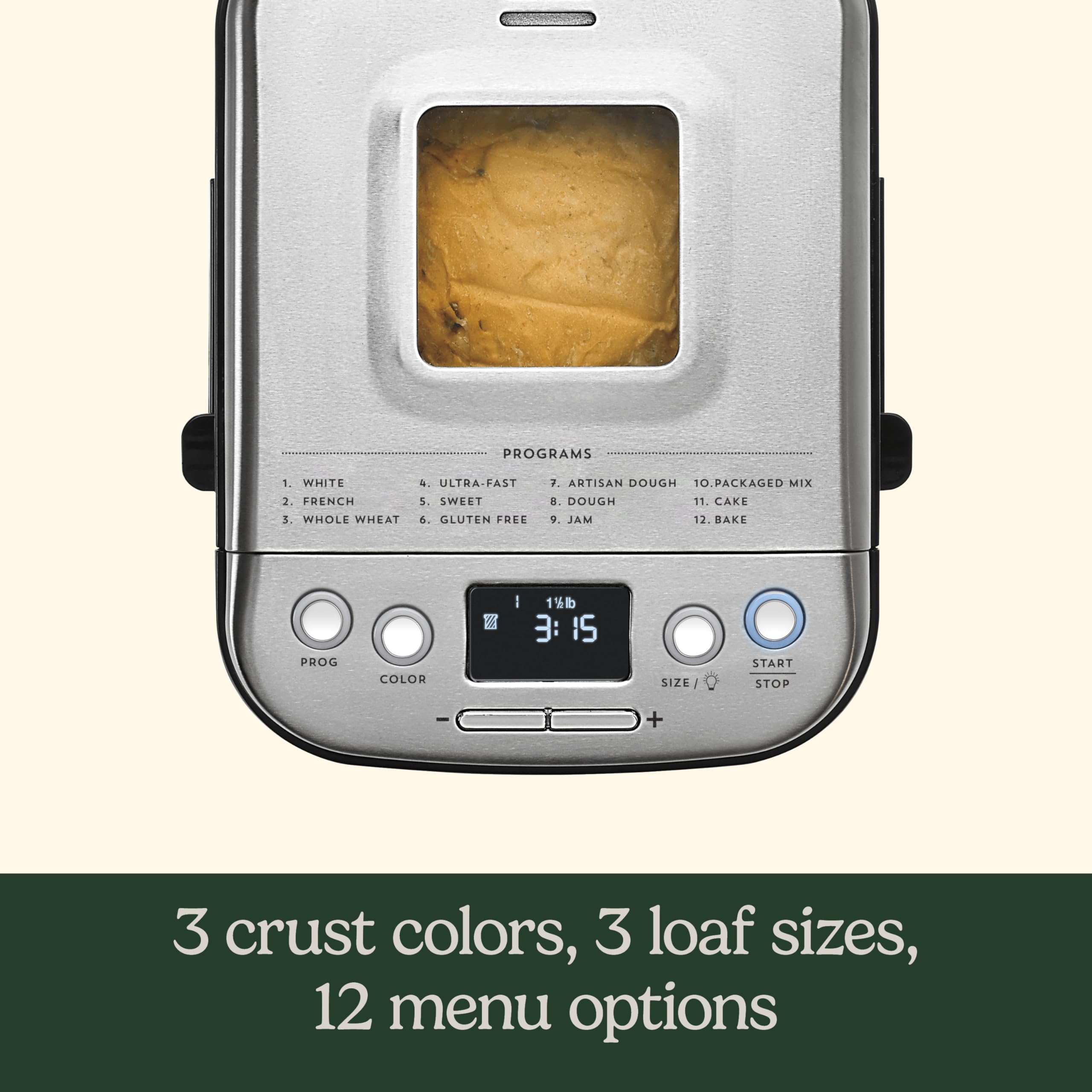 cuisinart-cbk-110-bread-maker-2-lb-12-menu-options-stainless-steel image 2