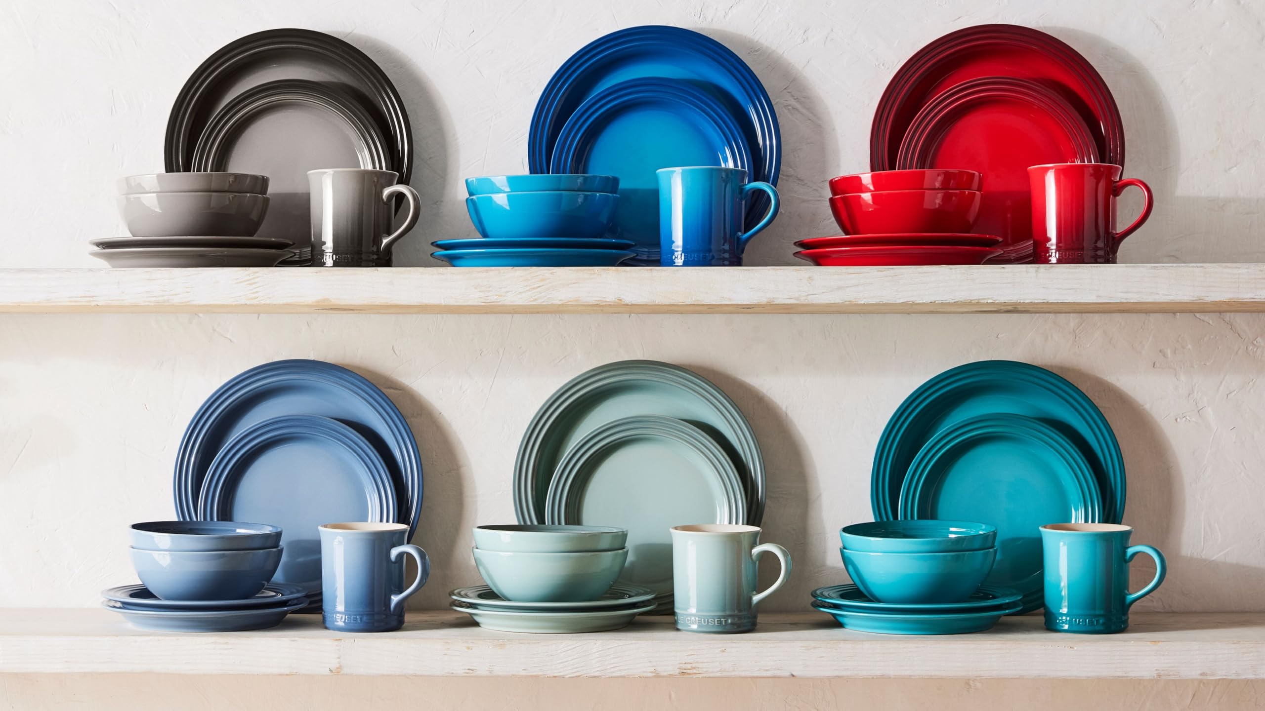 le-creuset-vancouver-stoneware-dinnerware-set-16-piece-sea-salt image 6