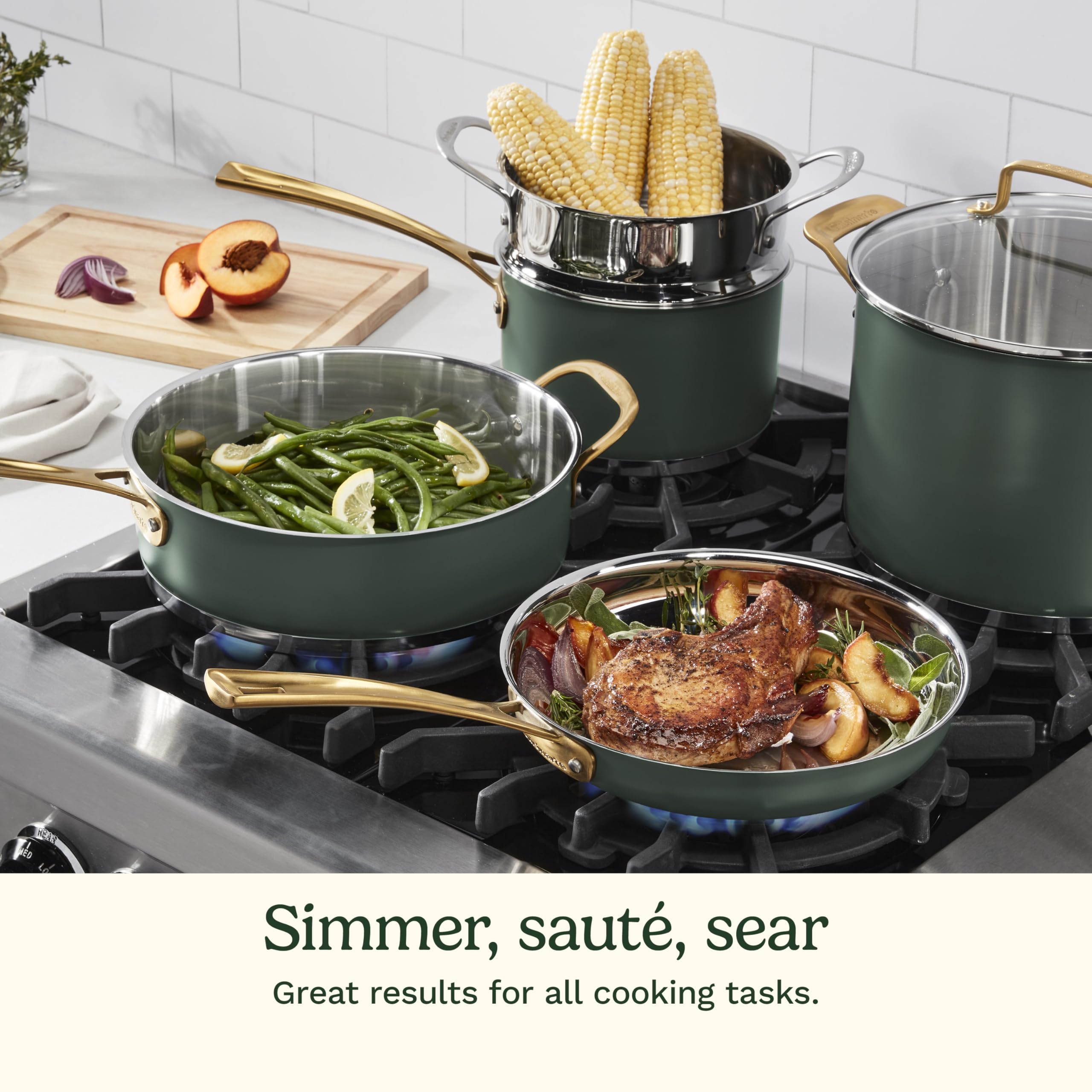 cuisinart-11-piece-stainless-steel-cookware-set-matte-thyme-mt89g-11 image 4