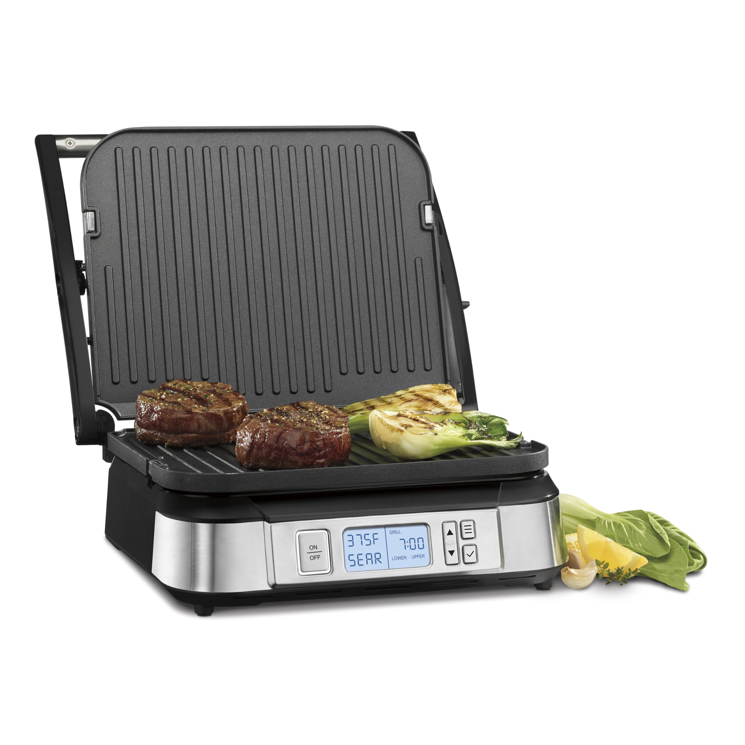 cuisinart-gr-6s-contact-griddler-with-smoke-less-mode image 1