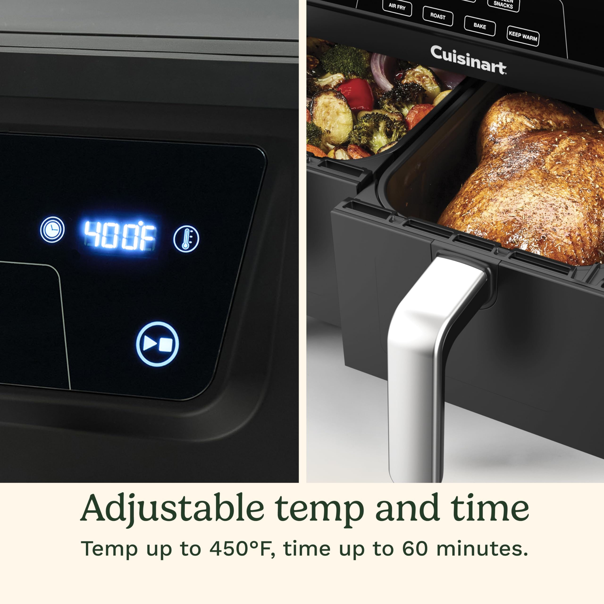 cuisinart-dual-basket-air-fryer-11-qt-sync-finish-4-cooking-functions image 5