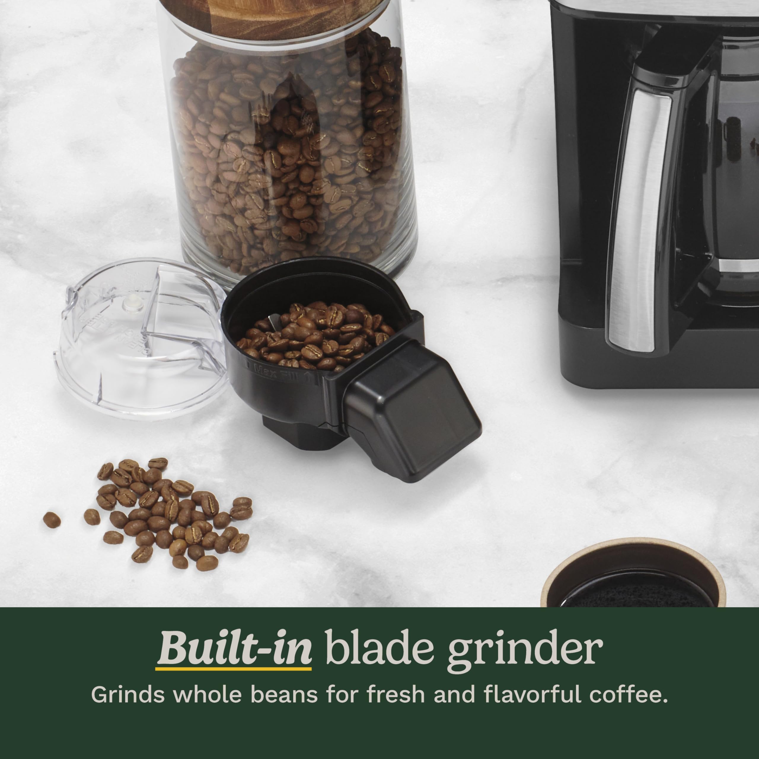 cuisinart-ss-gb1nas-coffee-center-grind-brew-plus-12-cup-with-single-serve-black image 4
