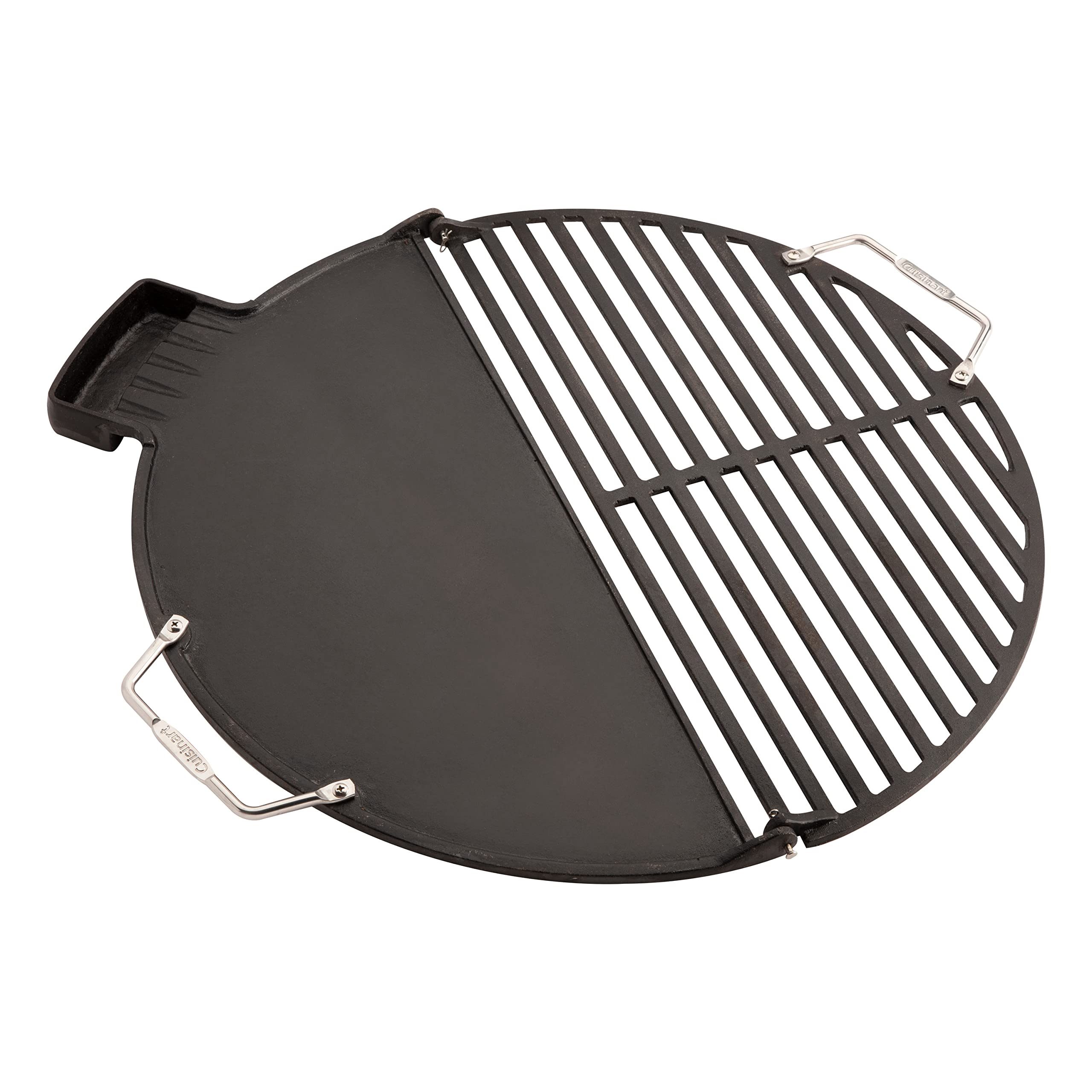 cuisinart-cha-830-cleanburn-fire-pit-griddle-grill-top-pre-seasoned-cast-iron image 1