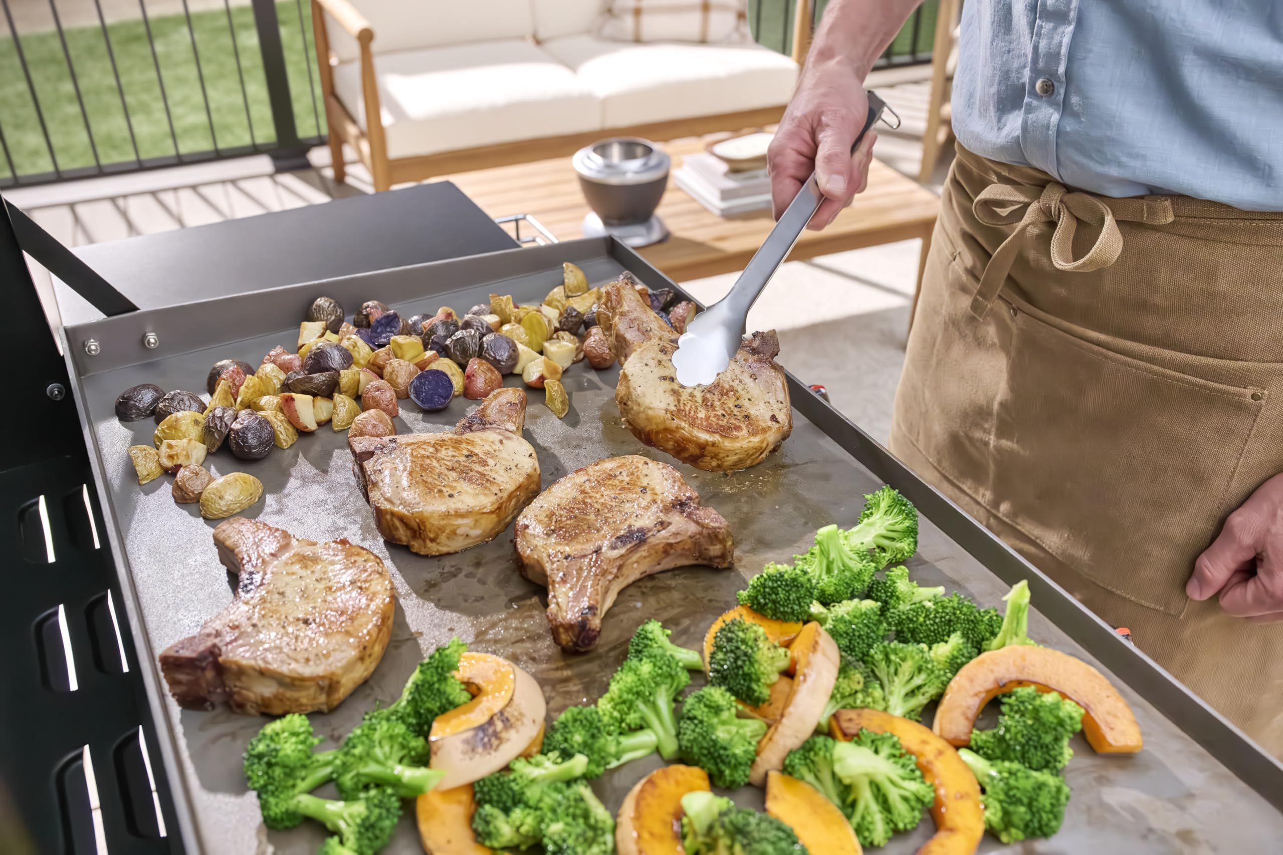 cuisinart-24-piece-griddle-tool-set-with-storage-tote-stainless-steel-flat-top-g image 7