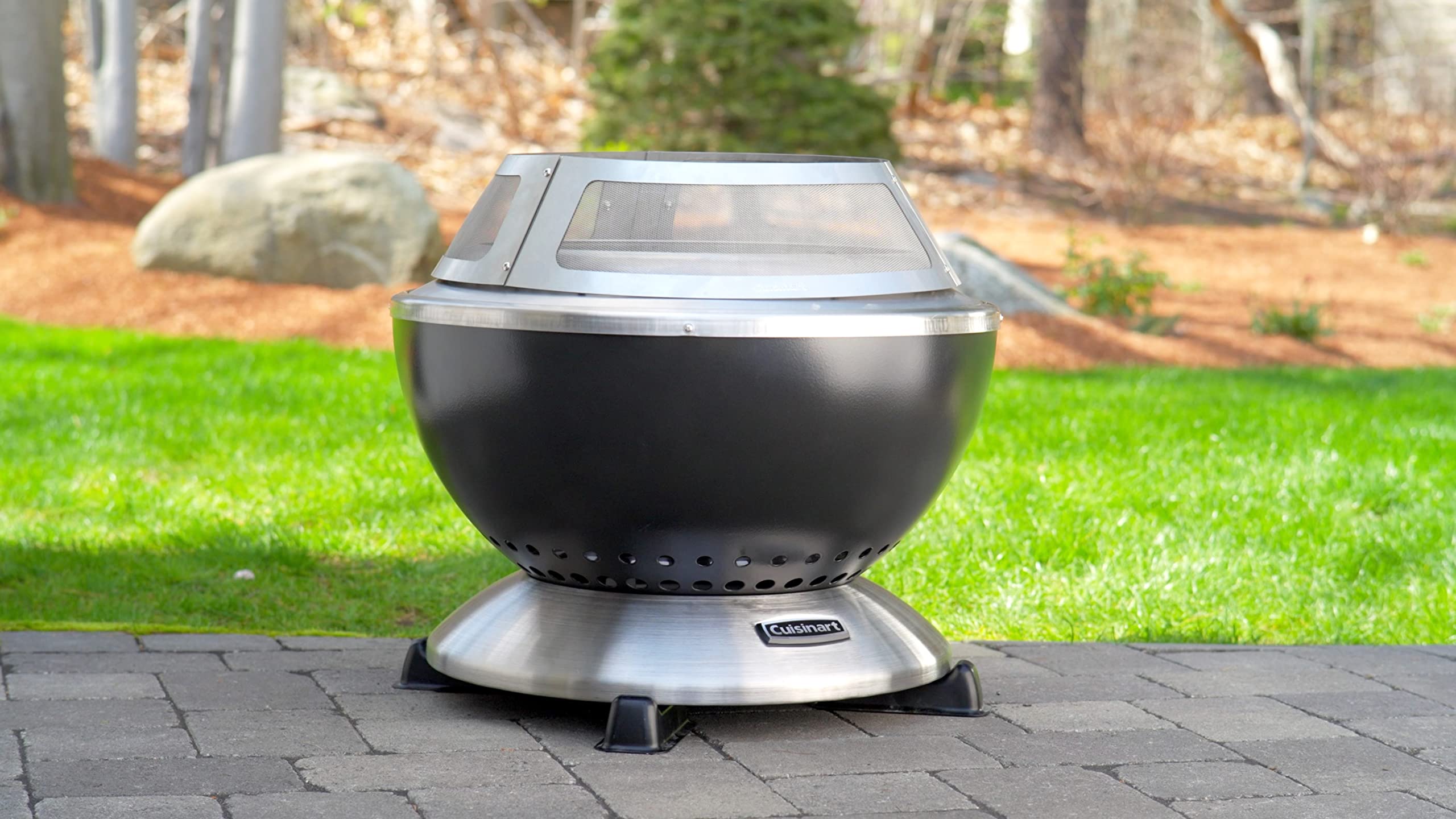 cuisinart-cha-870-cleanburn-pit-riser-portable-fire-stand-for-decks-and-lawns image 2