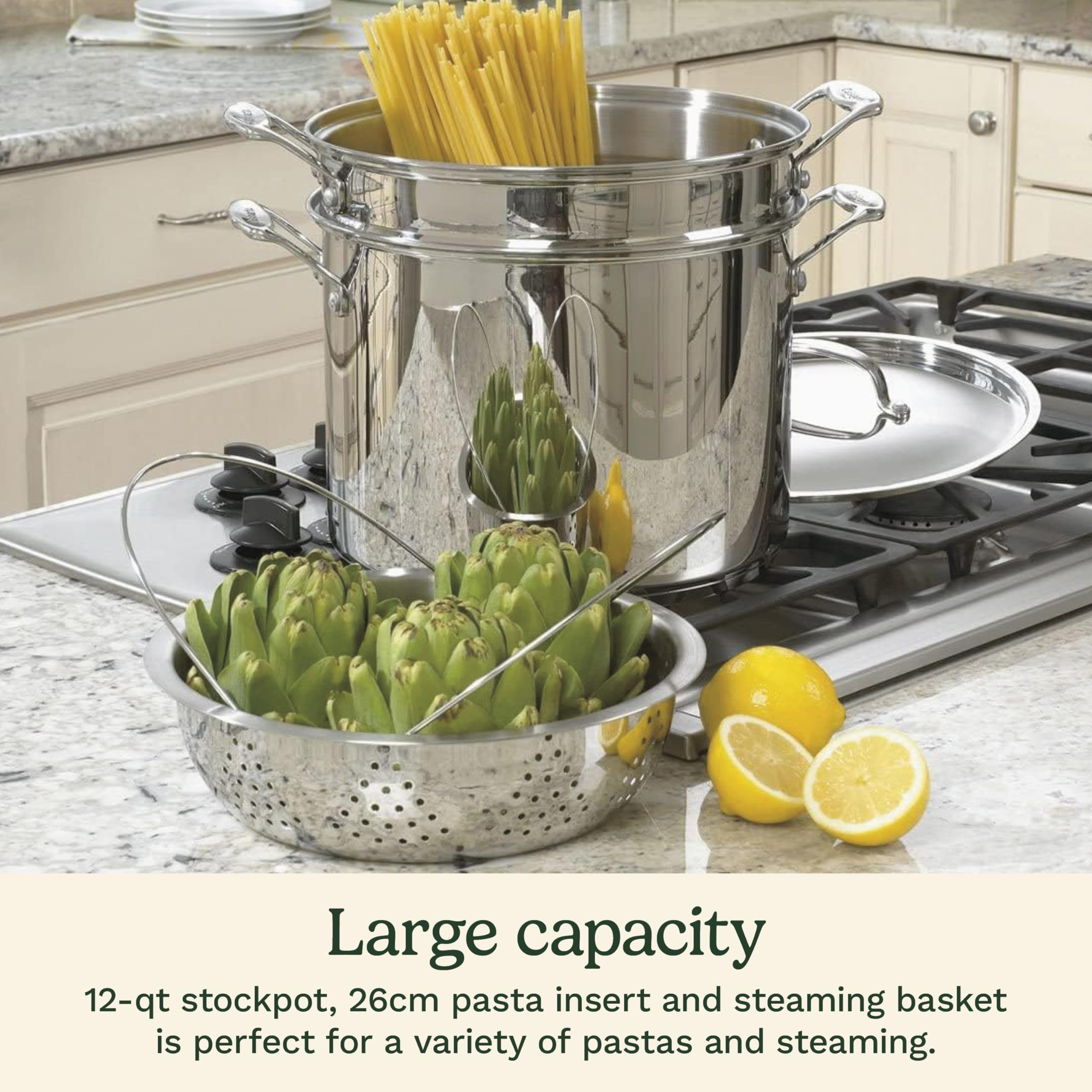 cuisinart-chef-s-classic-12-quart-stainless-steel-pasta-steamer-set-4-piece-77-4 image 2