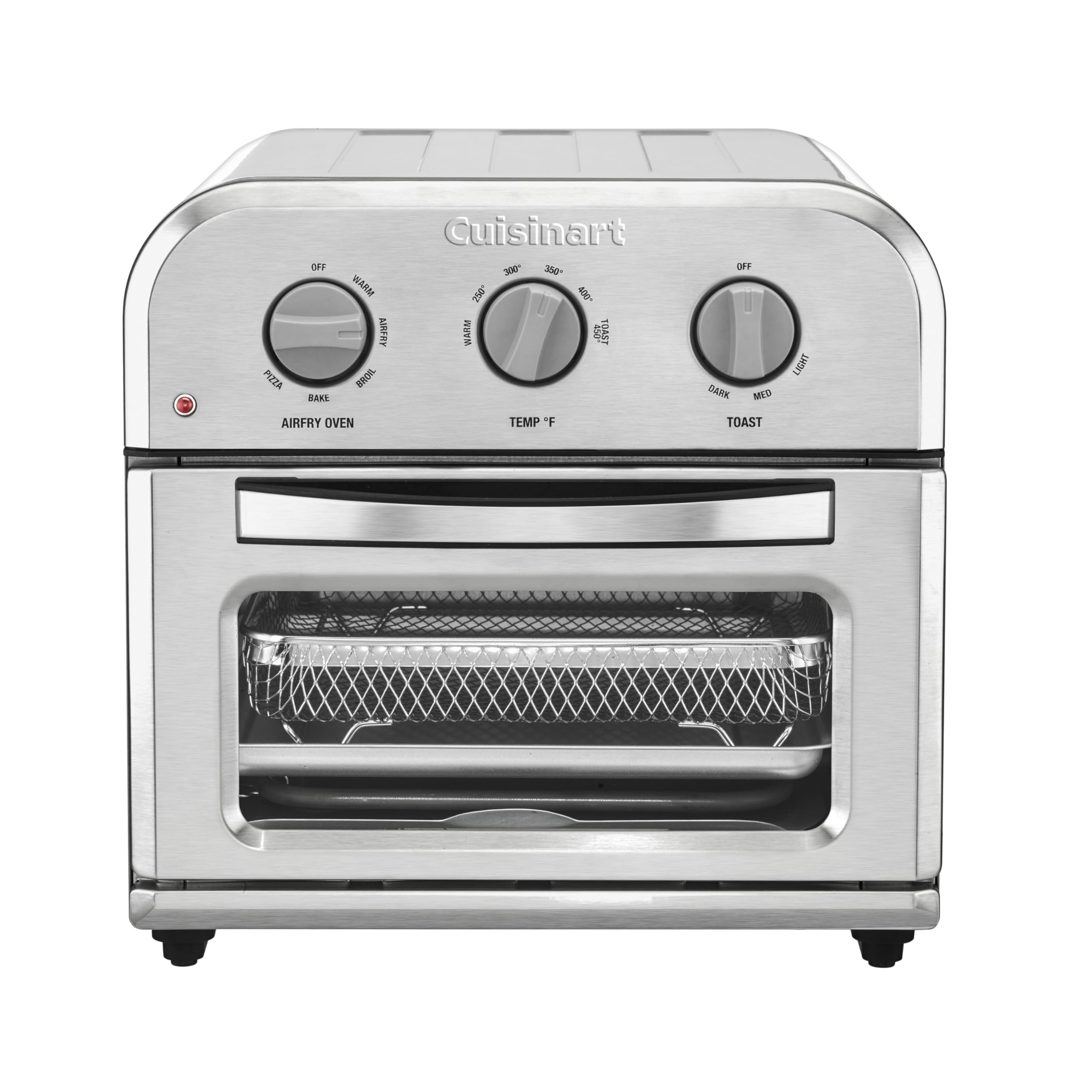 cuisinart-toa-26-compact-air-fryer-toaster-oven-6-in-1-stainless-steel image 1