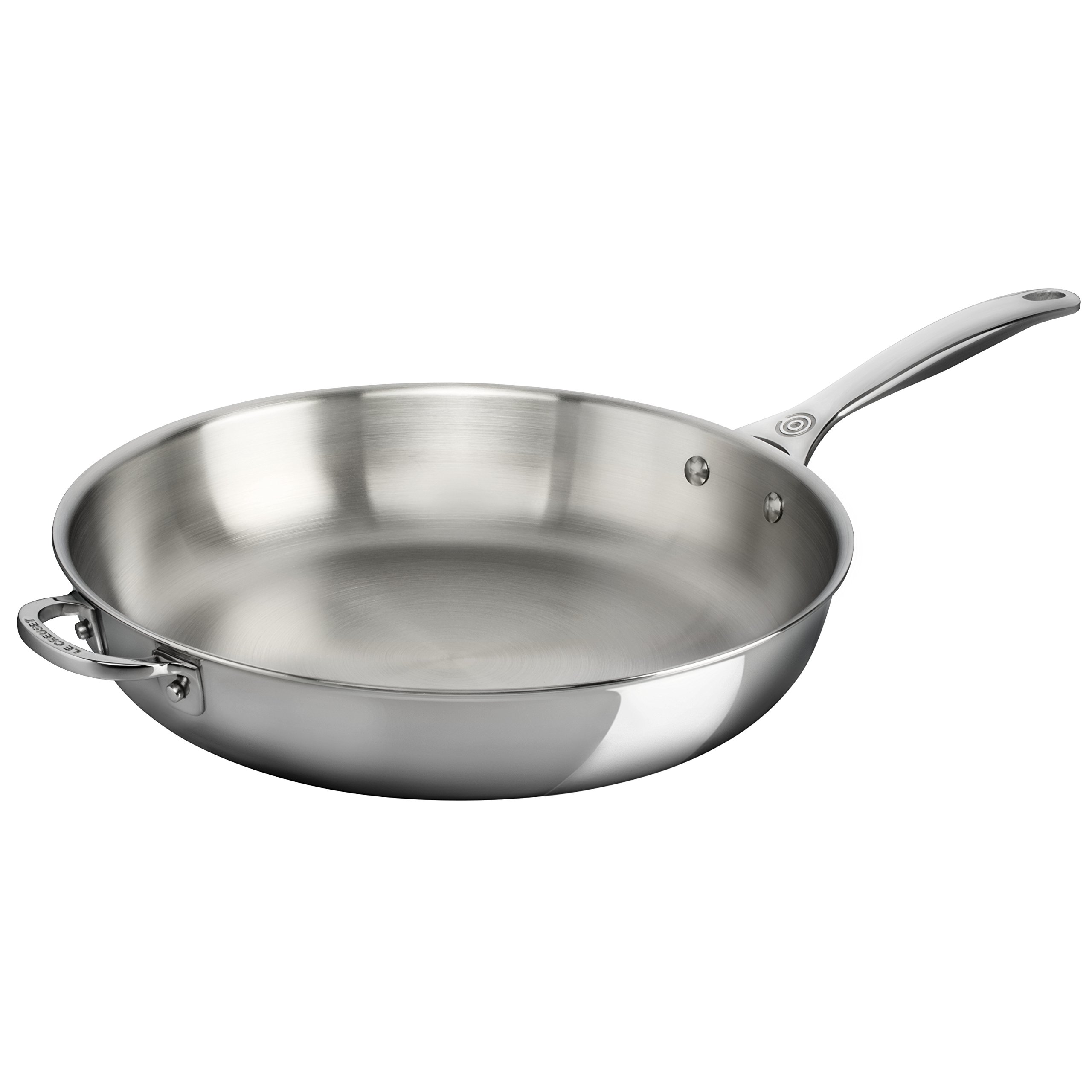le-creuset-tri-ply-stainless-steel-nonstick-12-5-deep-fry-pan-with-helper-handle image 6