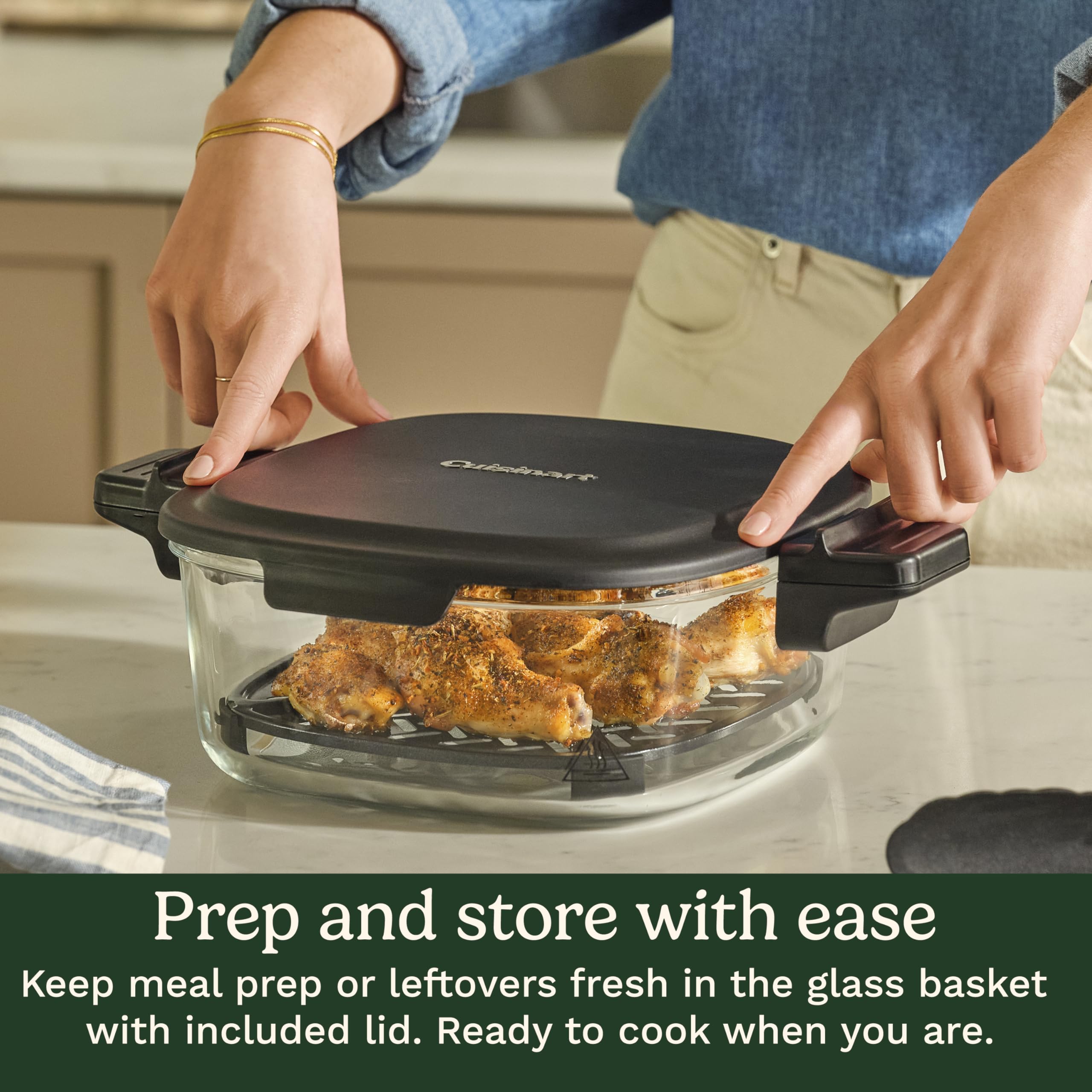 cuisinart-clearview-afc-4-4-quart-glass-basket-air-fryer-pfas-free-ceramic-crisp image 4