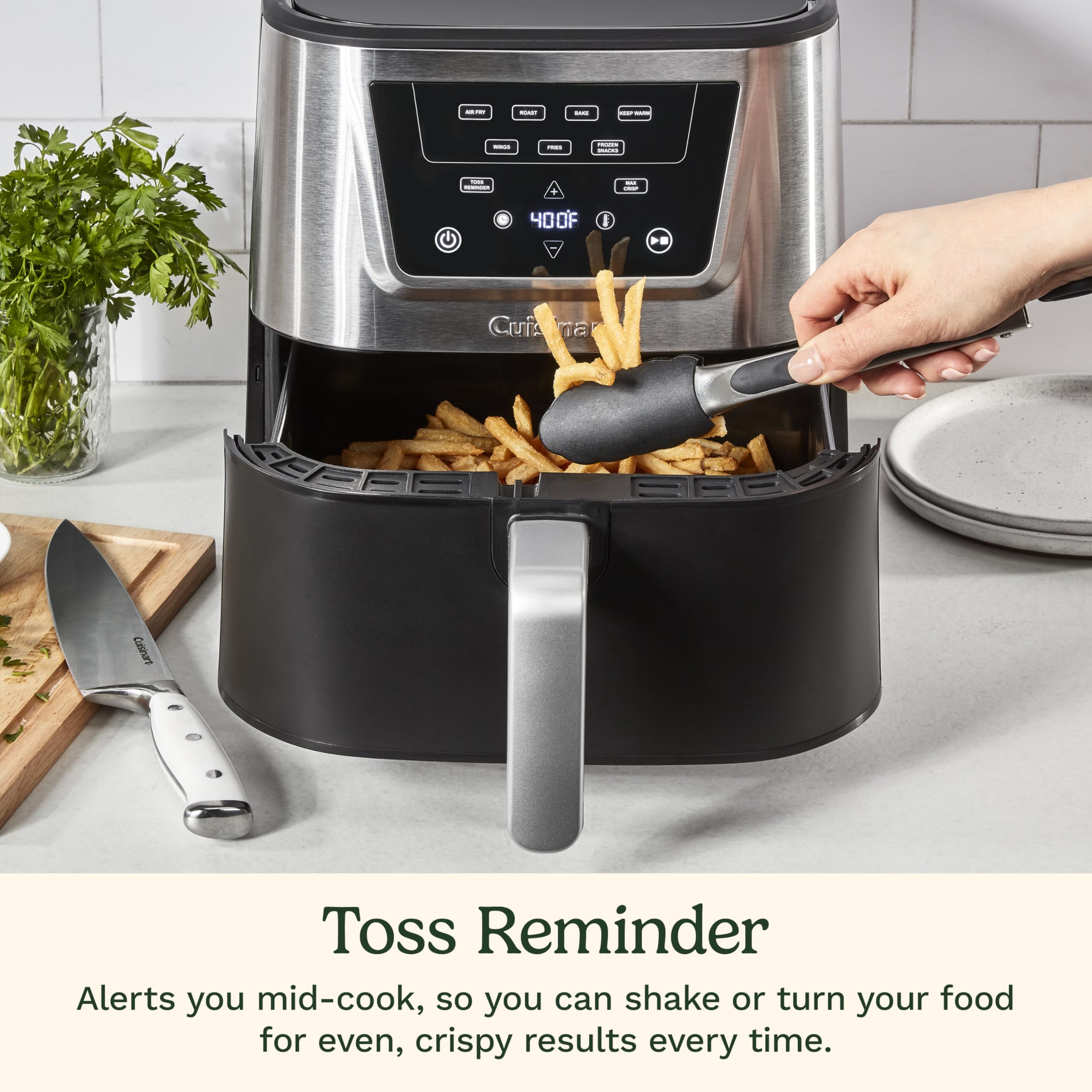 cuisinart-air-180-large-6-quart-air-fryer-with-4-cooking-functions-black-stainle image 6