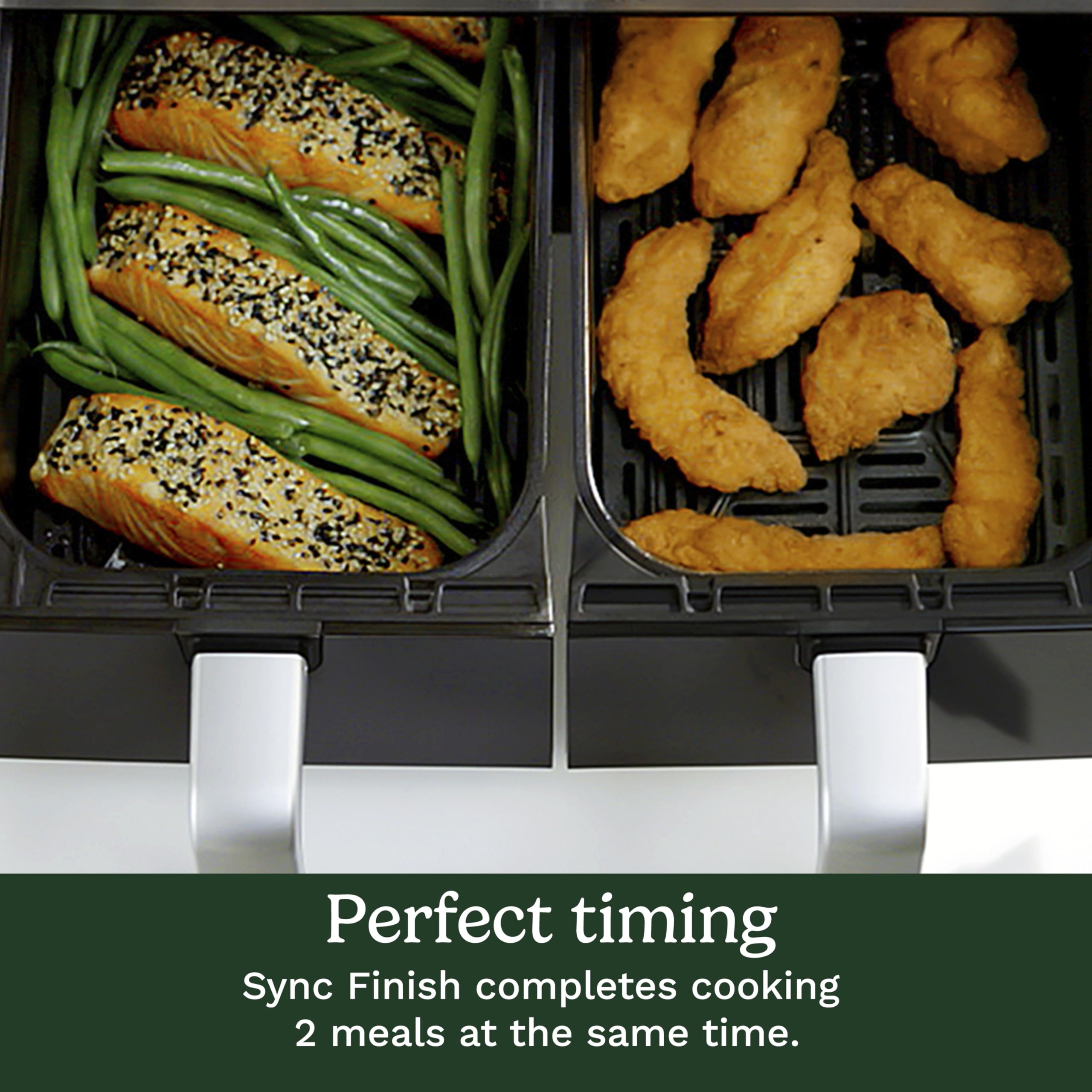 cuisinart-dual-basket-air-fryer-11-qt-sync-finish-4-cooking-functions image 6