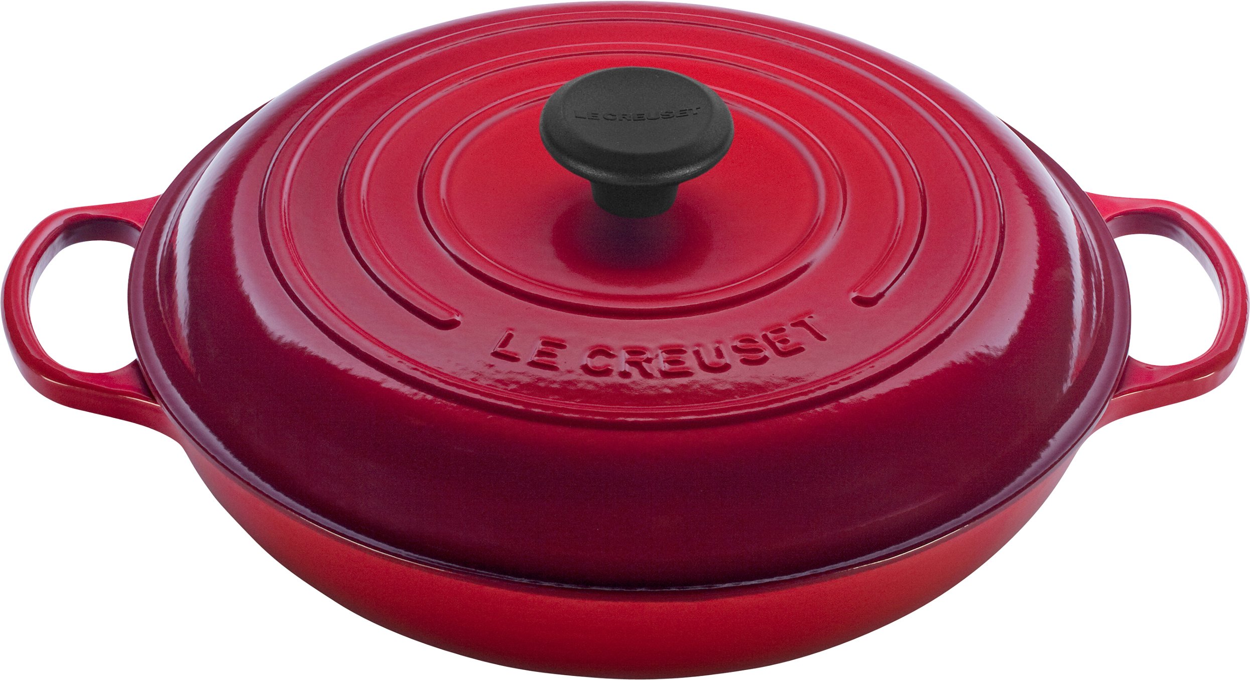 le-creuset-enameled-cast-iron-signature-braiser-1-5-qt-cerise image 1
