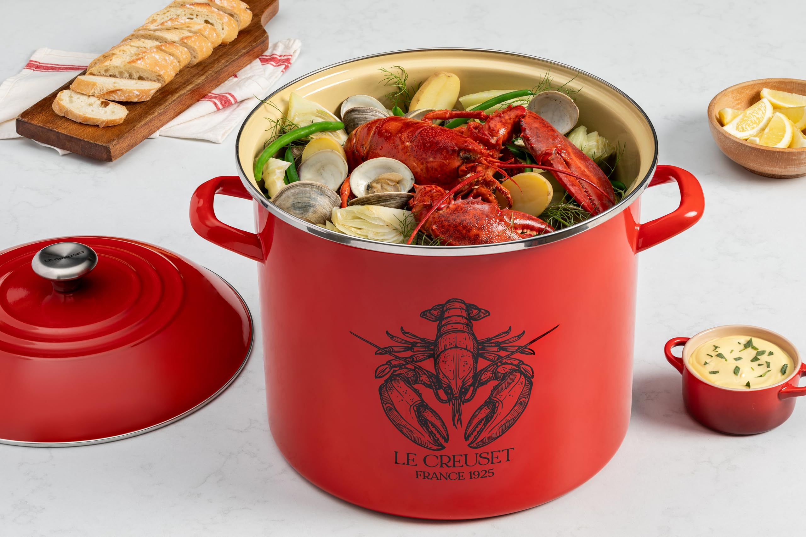 le-creuset-enamel-on-steel-traditional-lobster-stockpot-20-qt-carmin image 5