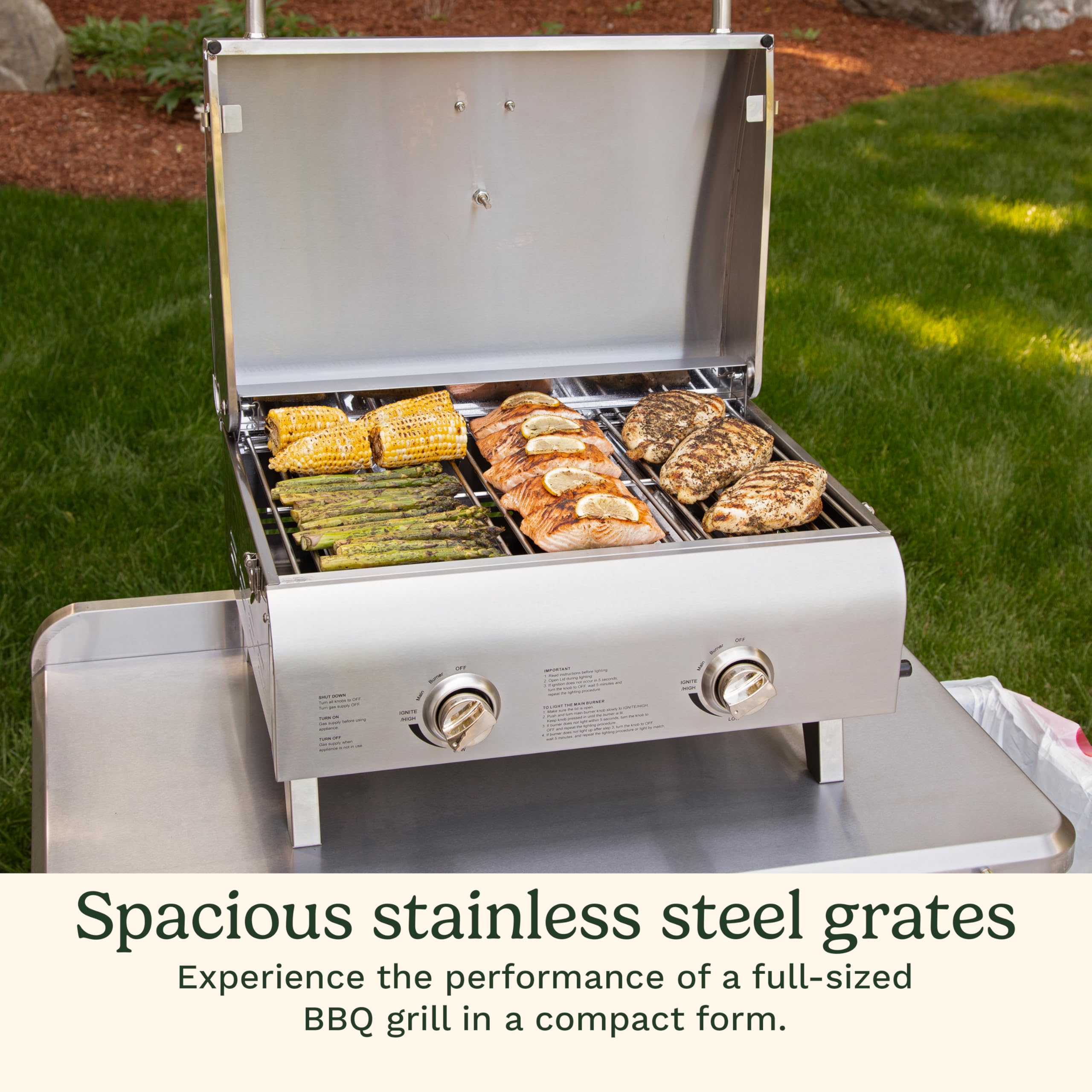 cuisinart-chef-s-style-tabletop-portable-propane-grill-cgg-306-20-000-btu-2-burn image 3