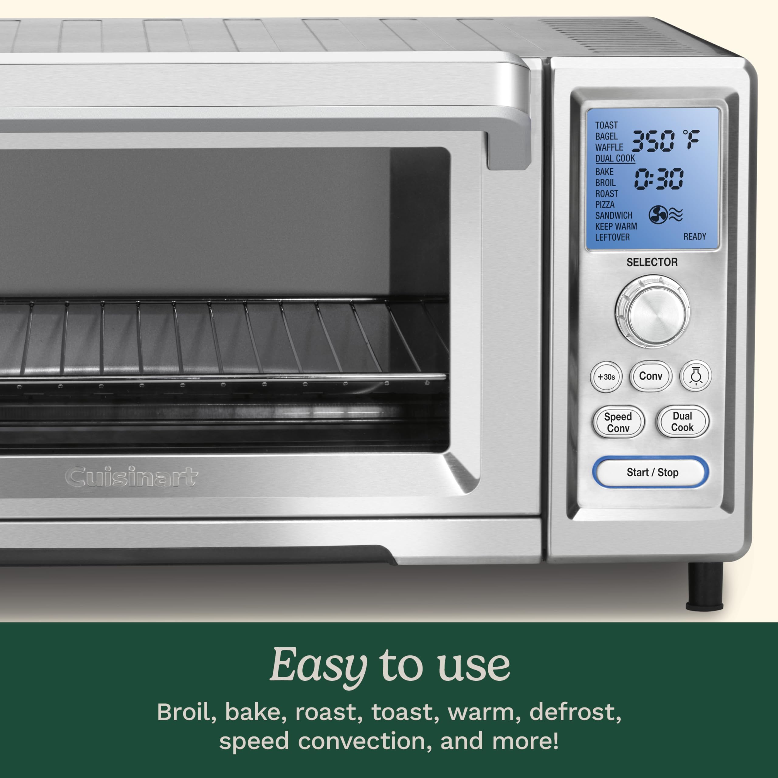 cuisinart-chef-s-convection-toaster-oven-tob-260n1nas-stainless-steel image 6