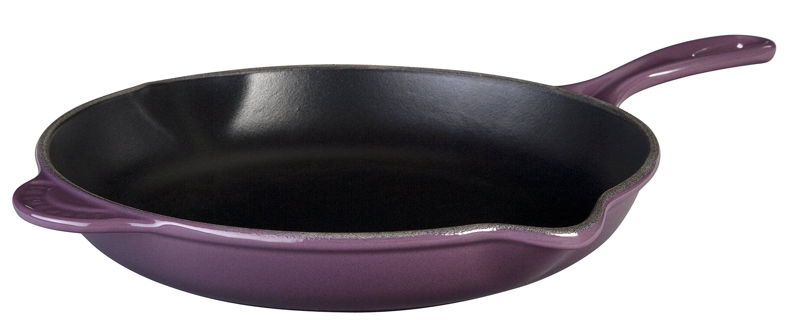 le-creuset-enameled-cast-iron-11-75-inch-skillet-with-iron-handle-cassis image 1