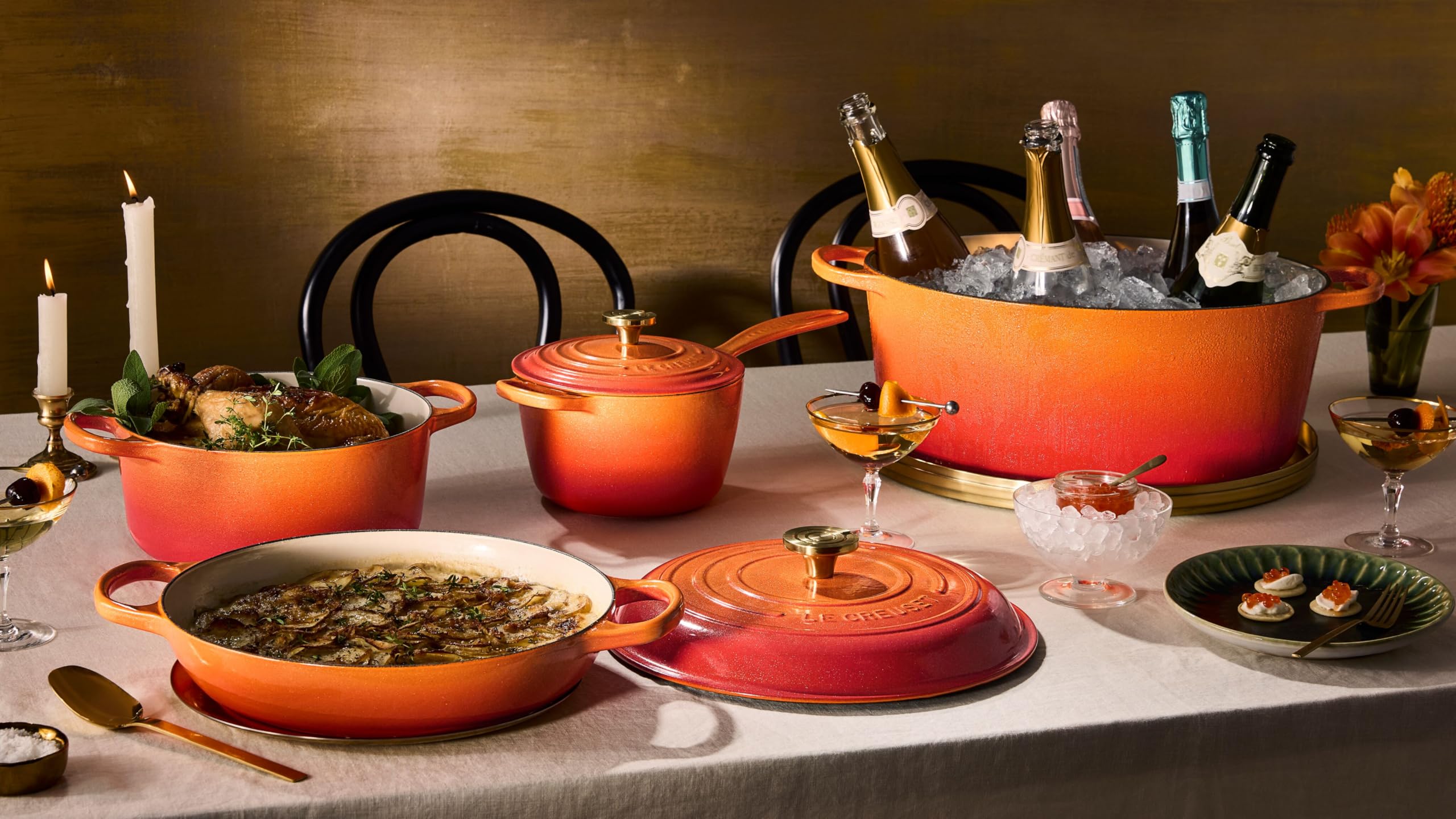 le-creuset-enameled-cast-iron-signature-round-saucepan-2-25-qt-flamme-doree-with image 8