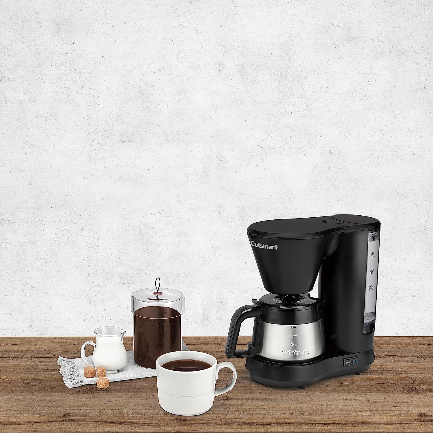 cuisinart-dcc-5570nas-5-cup-coffee-maker-with-stainless-steel-carafe image 4