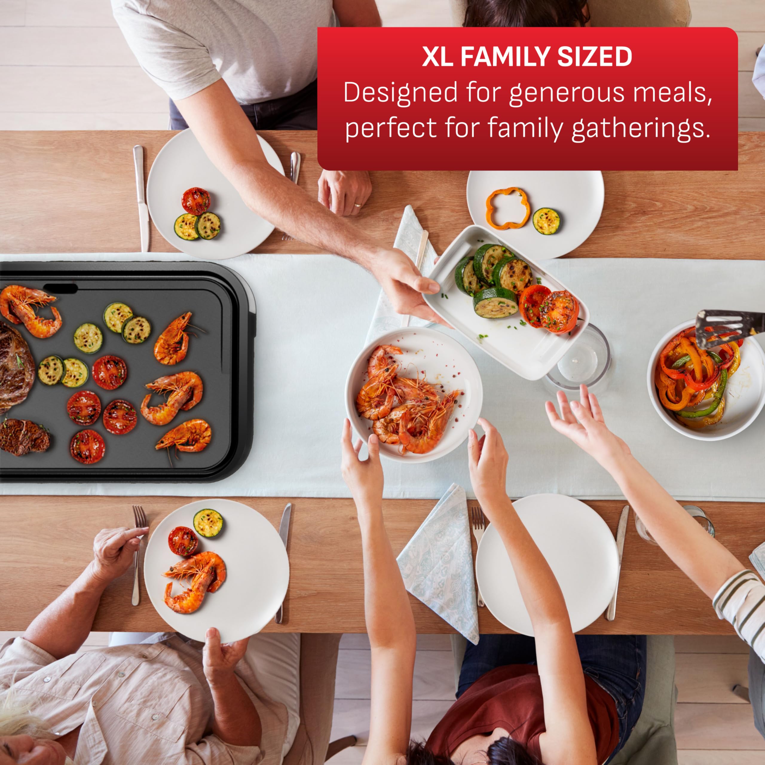 t-fal-xl-electric-griddle-family-size-non-stick-coating image 2