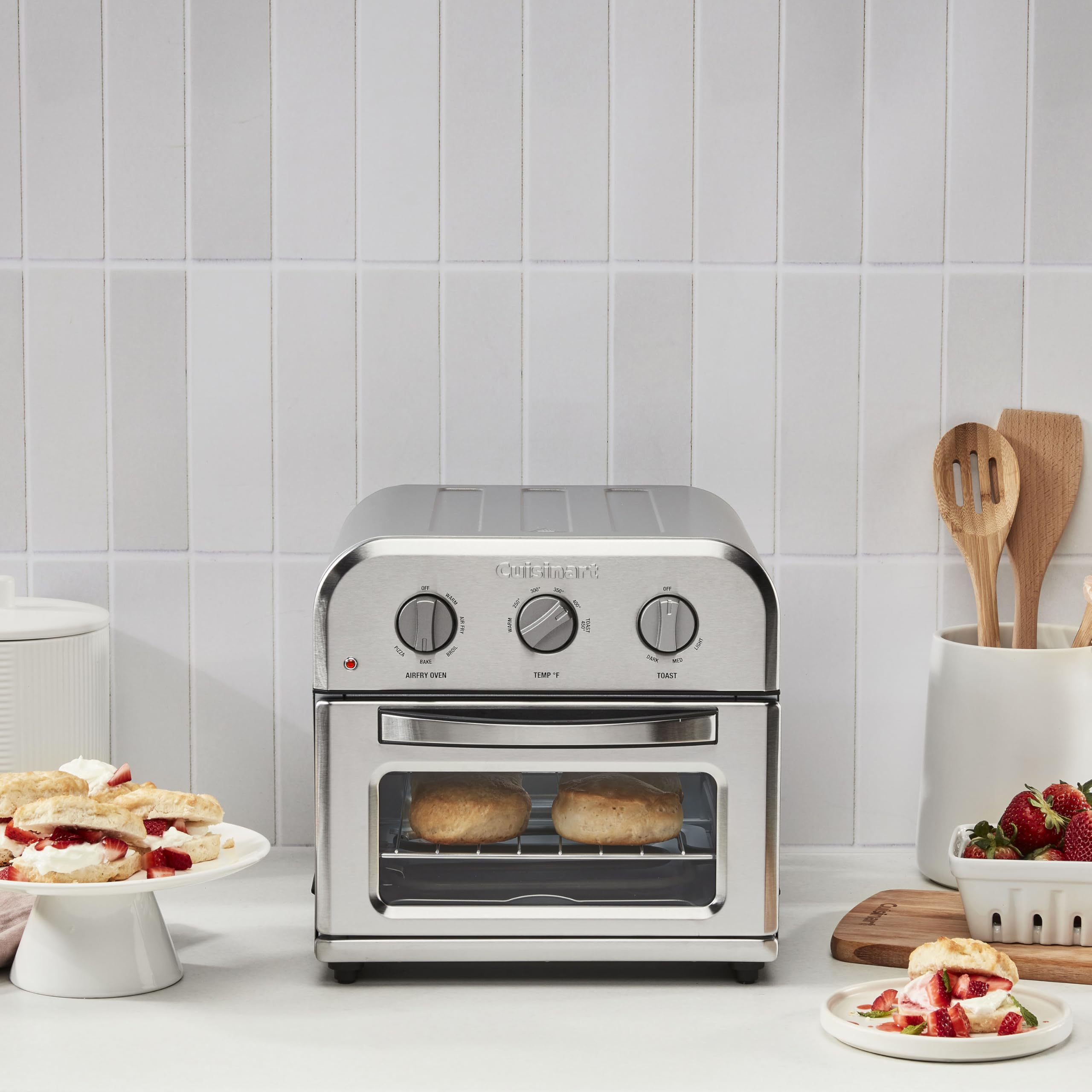 cuisinart-toa-26-compact-air-fryer-toaster-oven-6-in-1-stainless-steel image 2