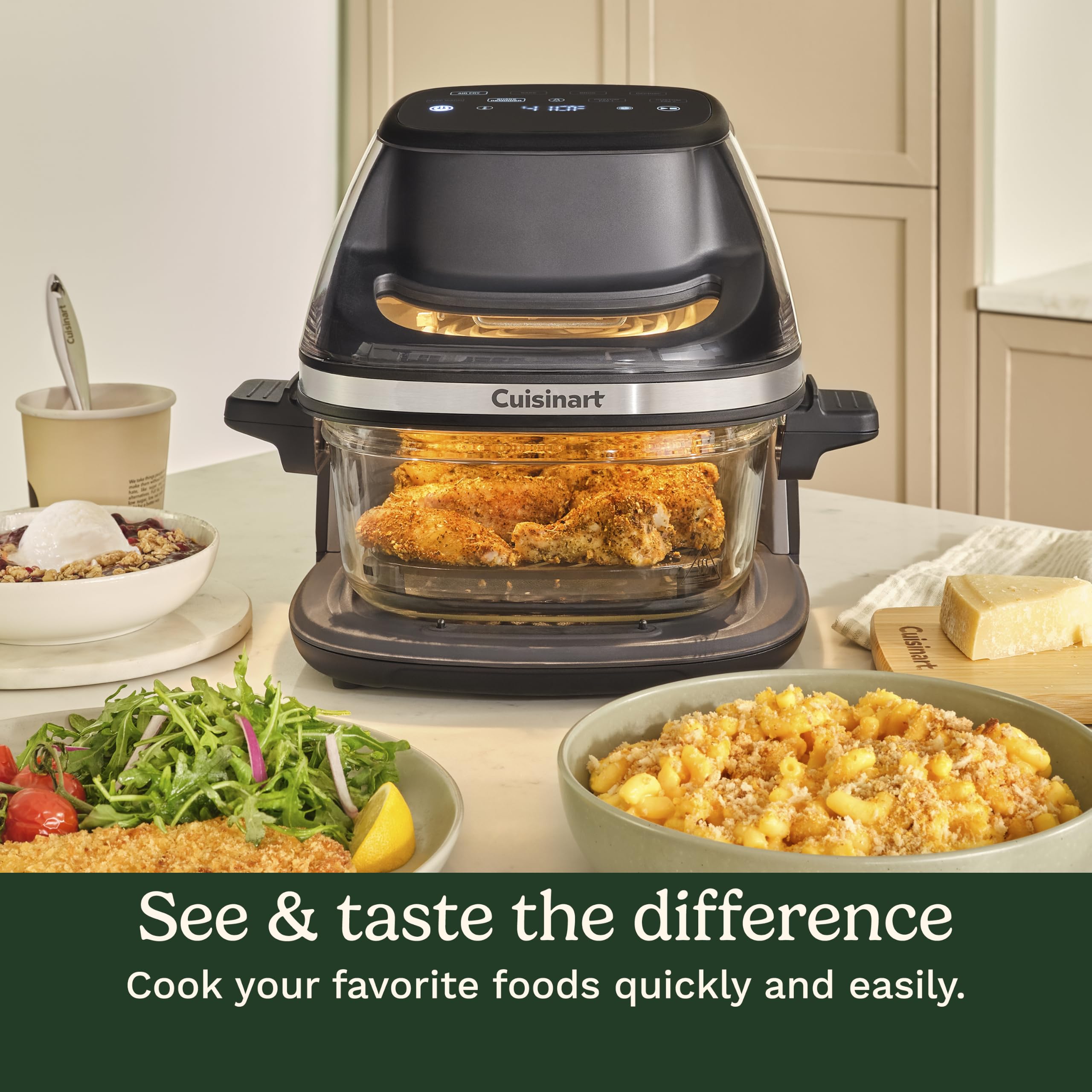 cuisinart-clearview-afc-4-4-quart-glass-basket-air-fryer-pfas-free-ceramic-crisp image 2
