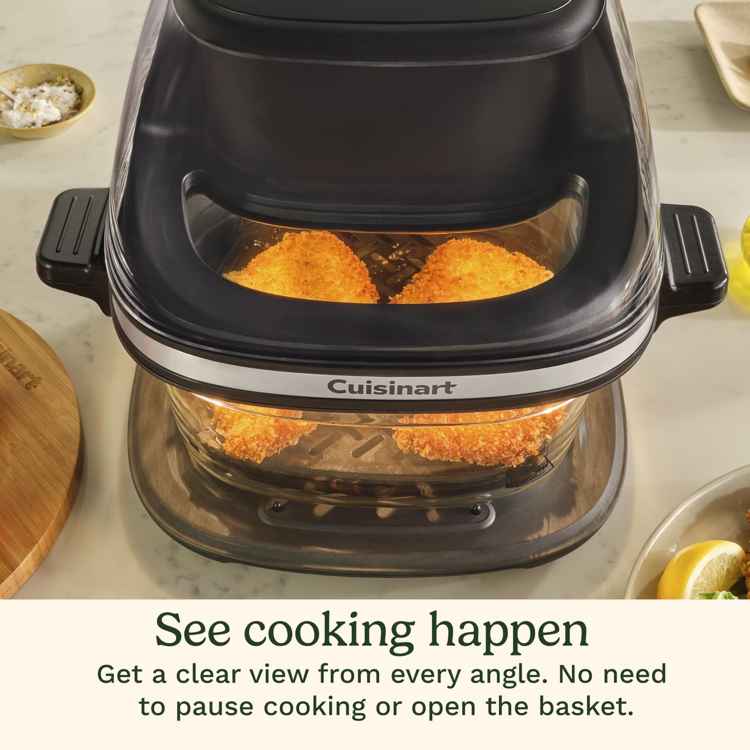 cuisinart-clearview-afc-4-4-quart-glass-basket-air-fryer-pfas-free-ceramic-crisp image 3