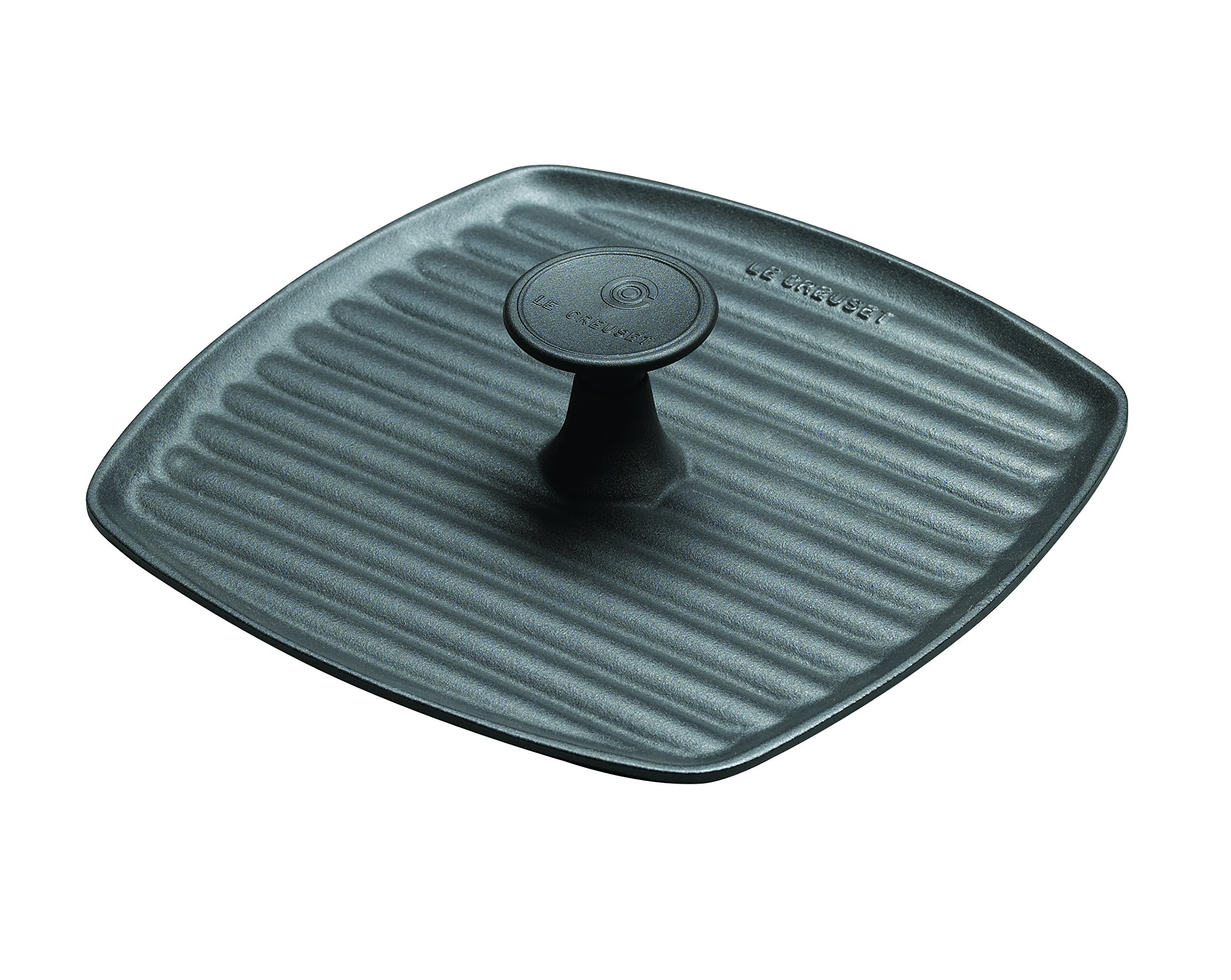 le-creuset-enameled-cast-iron-panini-press-9-inch-licorice image 1