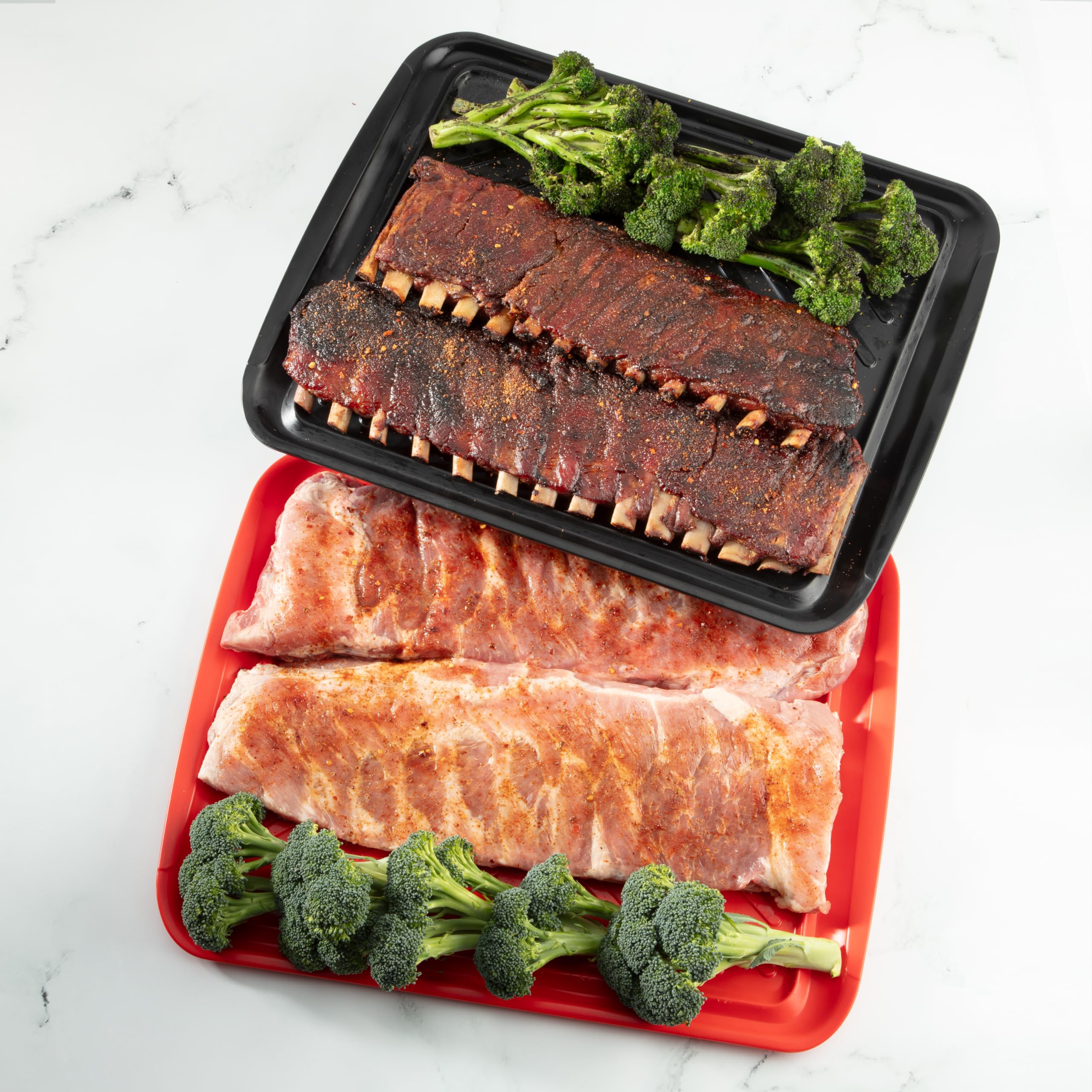 cuisinart-cpk-210-grilling-prep-and-serve-trays-large-black-and-red image 7