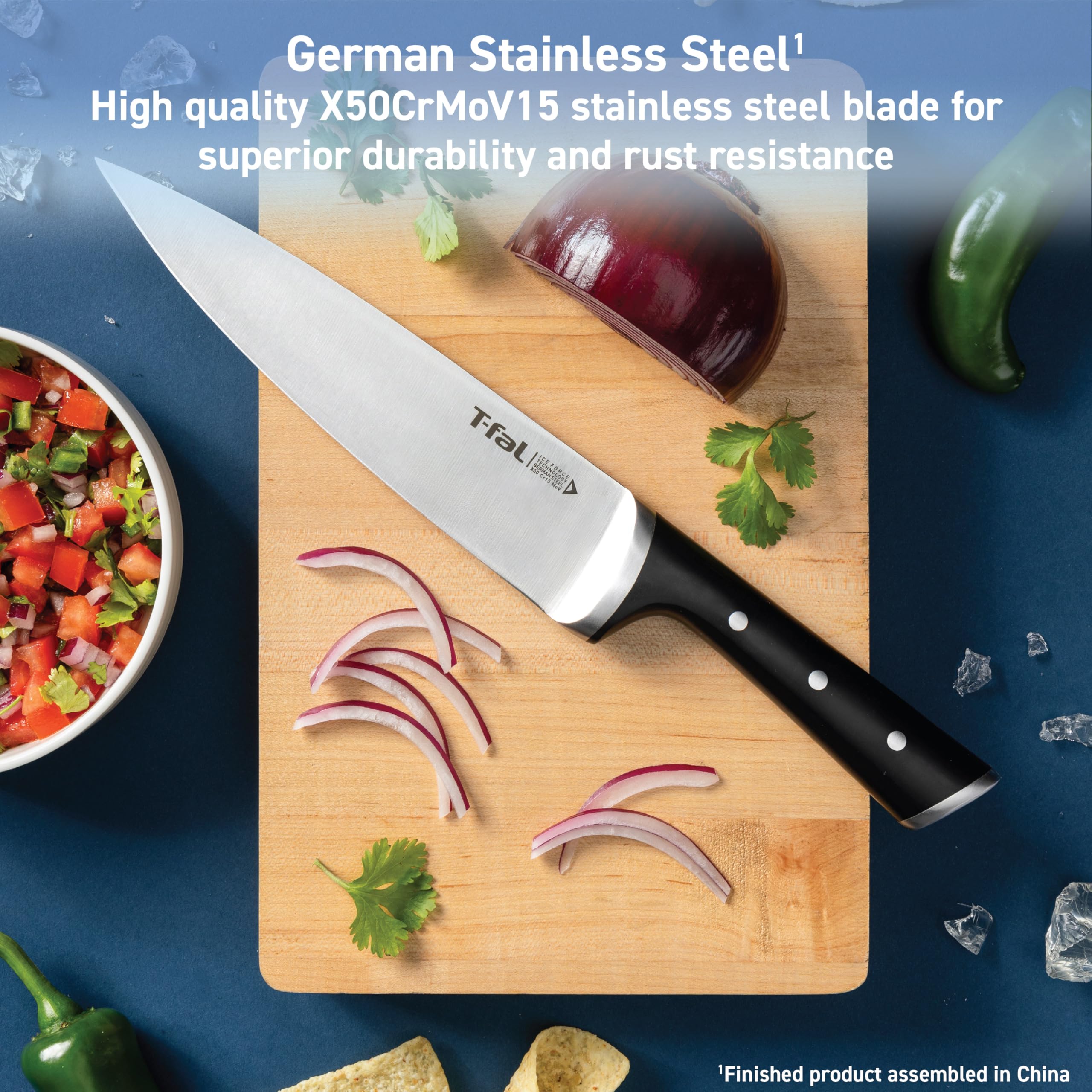 t-fal-ice-force-6-inch-german-stainless-steel-kitchen-scissors-black image 3