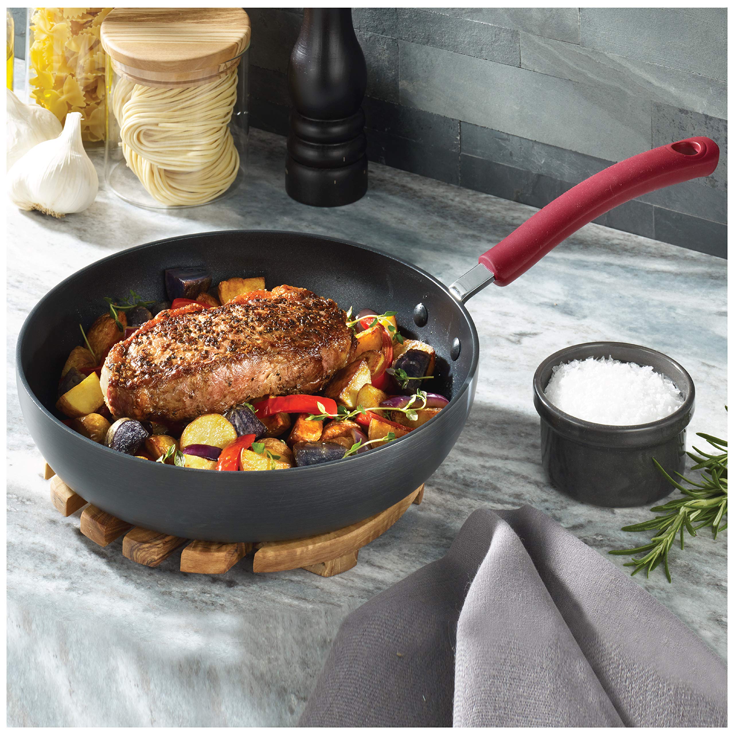 t-fal-ultimate-hard-anodized-nonstick-cookware-set-12-piece-oven-safe-pots-and-p image 3