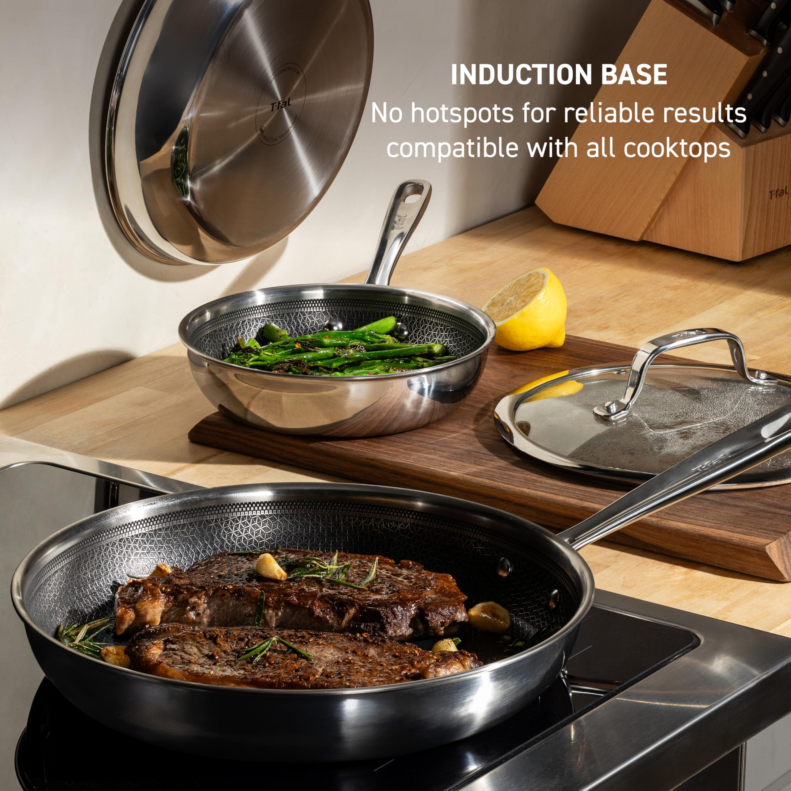 t-fal-hybridmesh-10-25-inch-tri-ply-stainless-steel-fry-pan-silver-black image 6