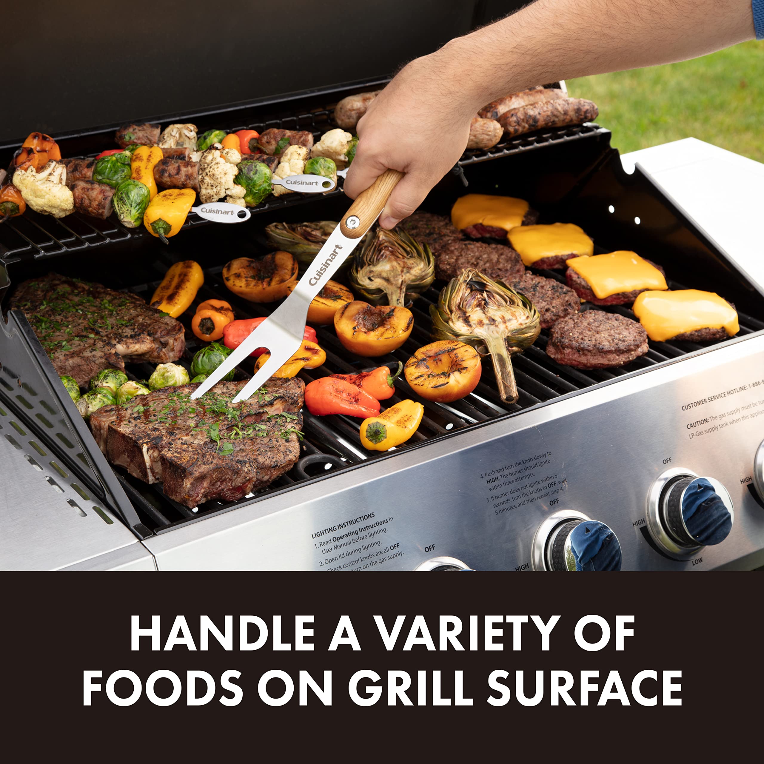 cuisinart-cgs-1100-4-piece-ash-wood-grill-tool-set image 6