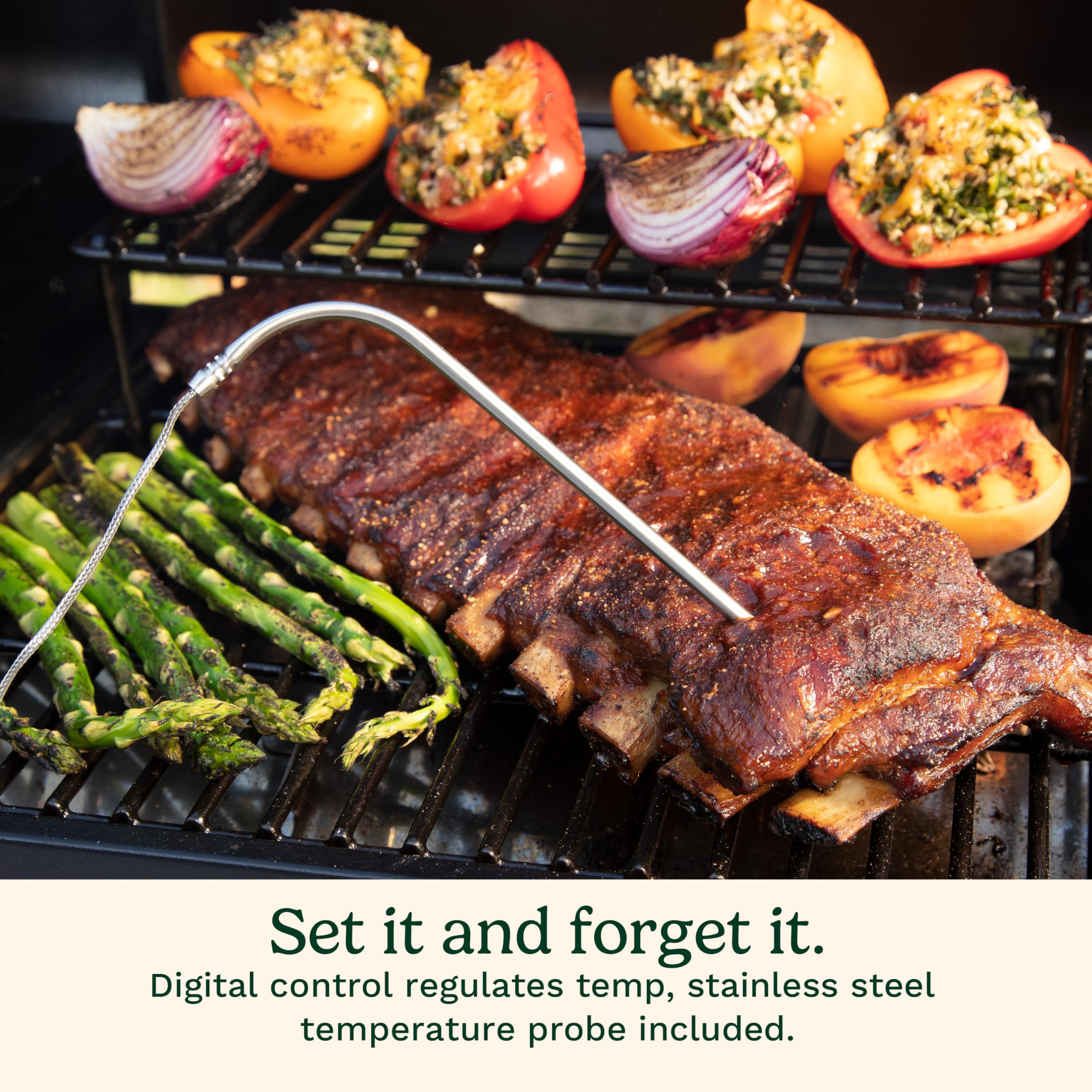 cuisinart-8-in-1-portable-wood-pellet-grill-and-smoker-256-sq-in-for-rv-tailgate image 5