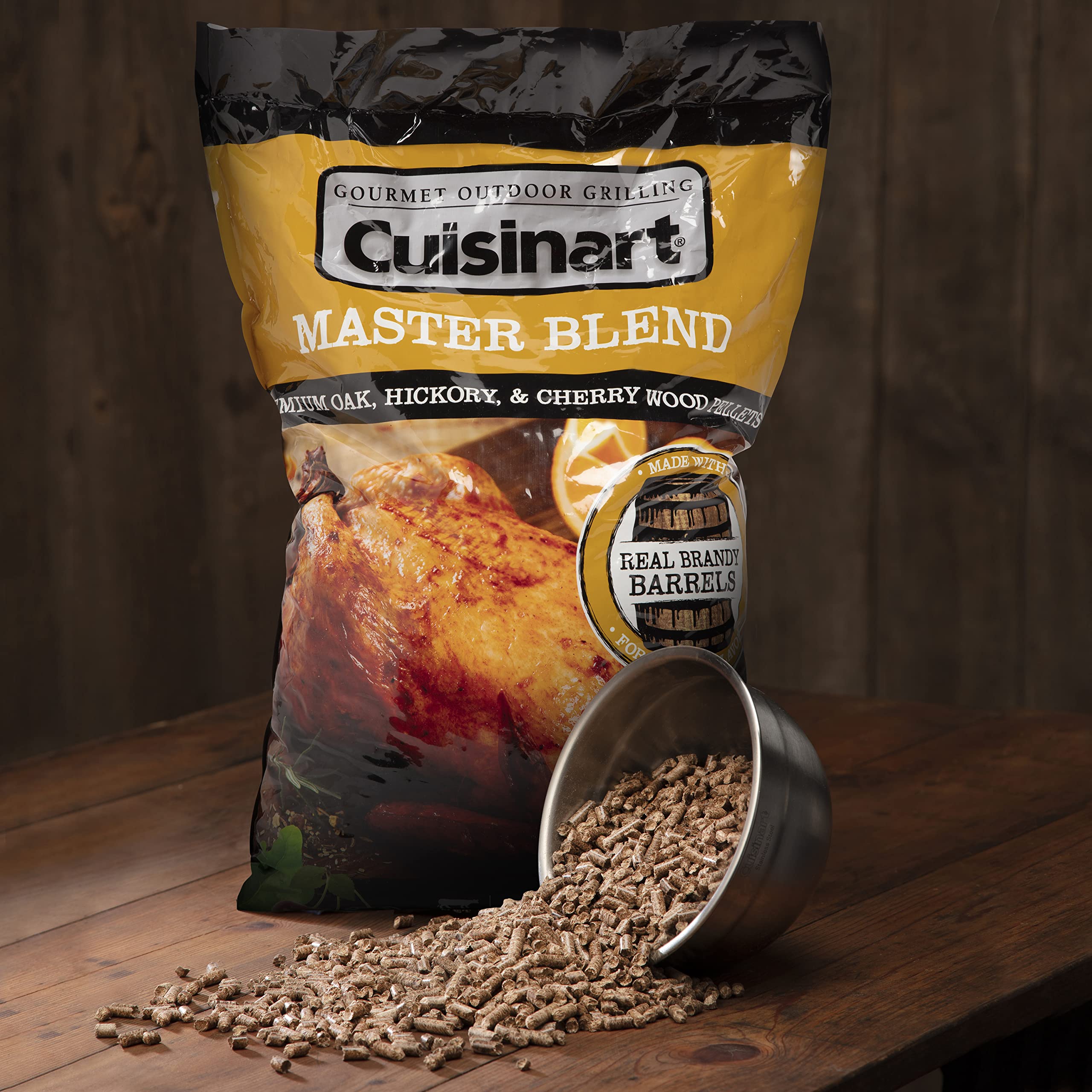 cuisinart-cwpl-207-master-blend-bbq-smoking-pellets-20-lb-aged-brandy-oak-hickor image 3