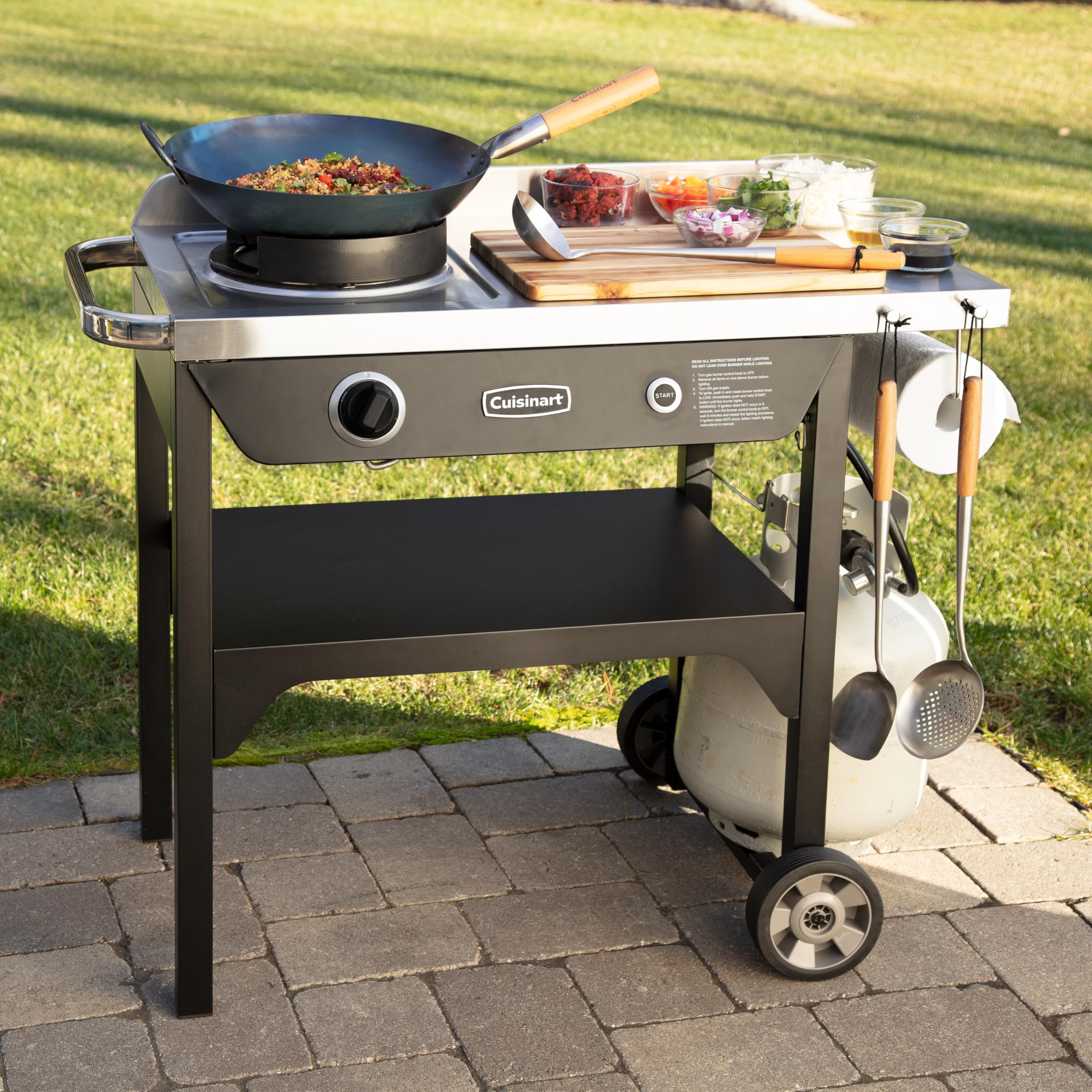 cuisinart-outdoor-wok-station-50-000-btu-propane-burner-with-14-carbon-steel-wok image 8