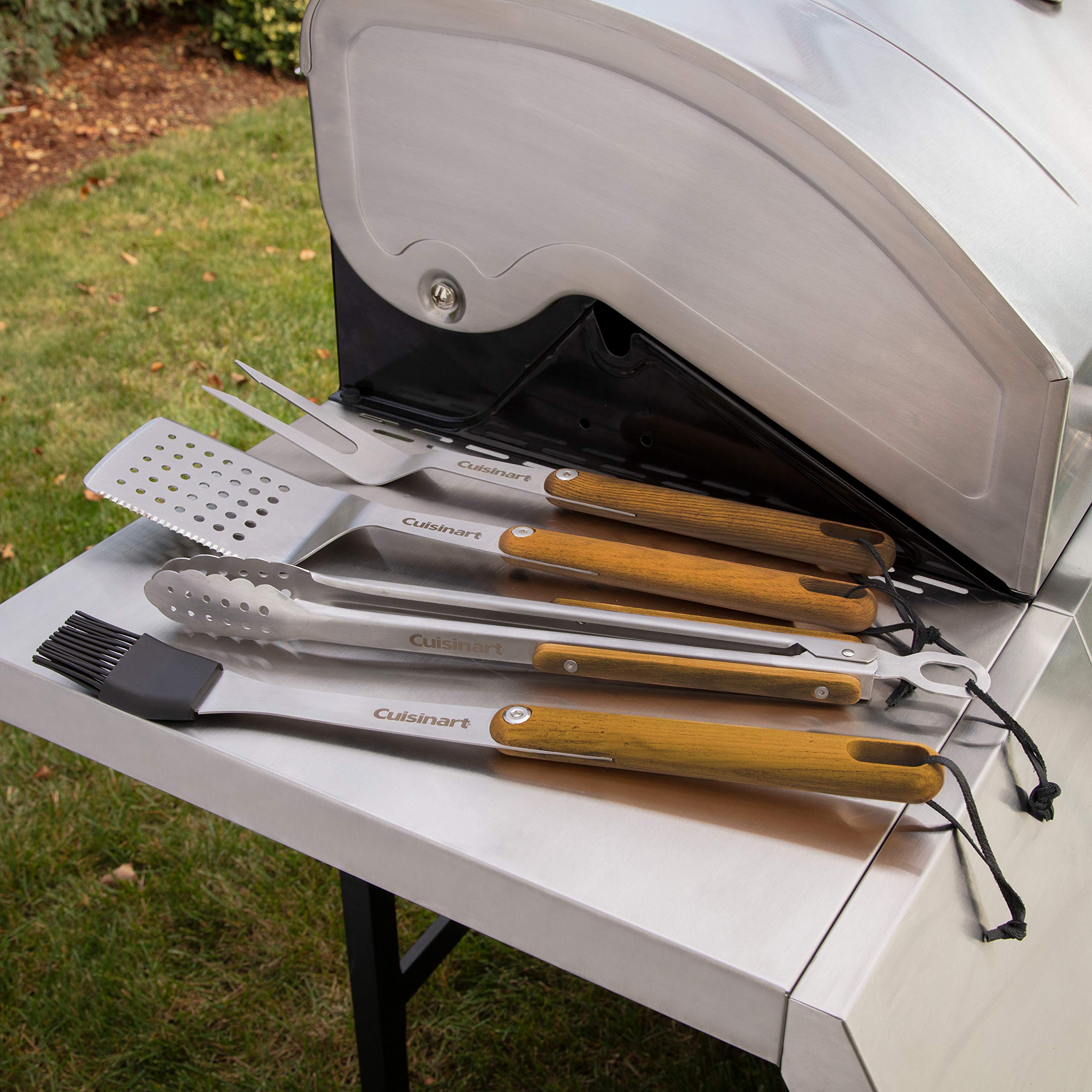 cuisinart-cgs-1100-4-piece-ash-wood-grill-tool-set image 3