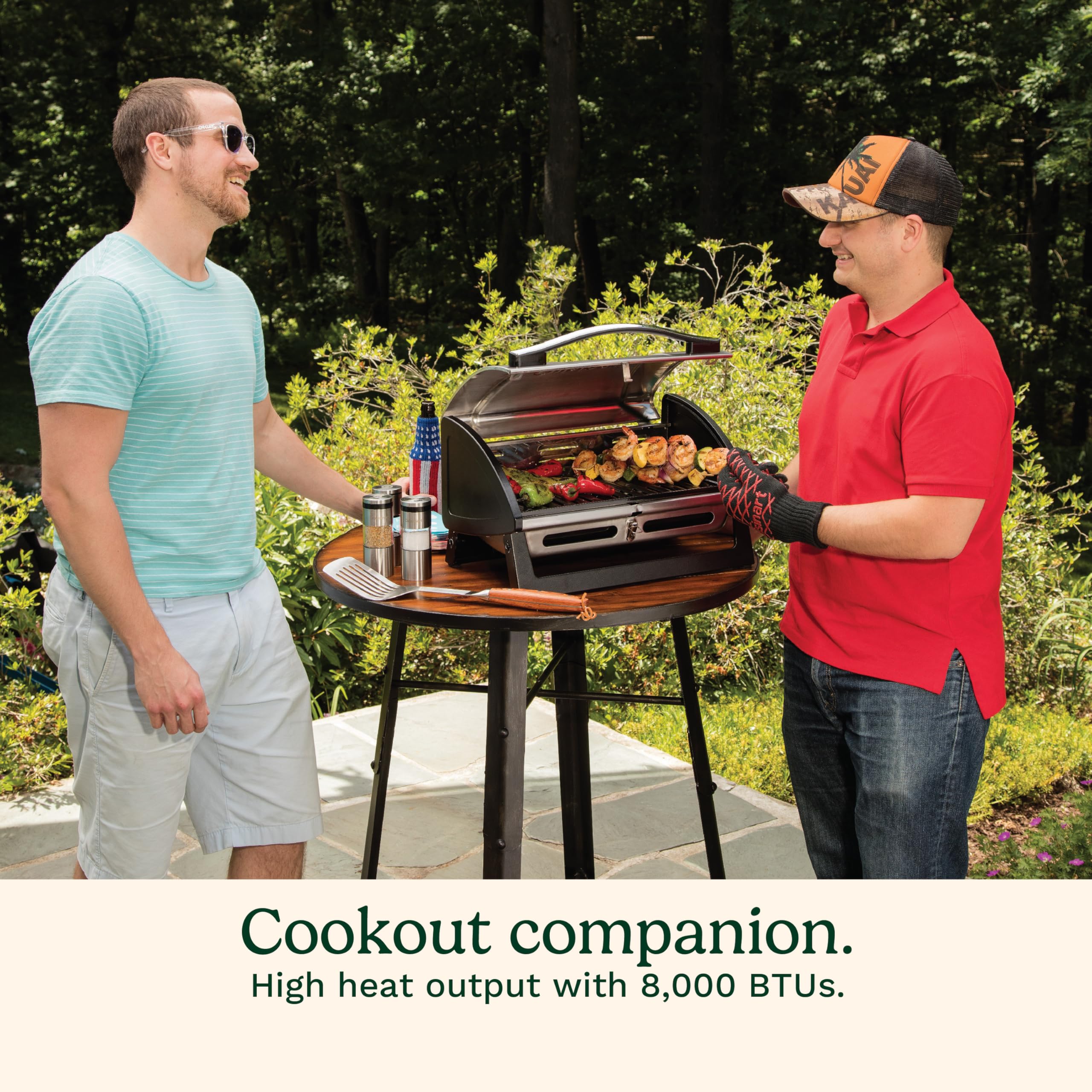 cuisinart-grillster-portable-gas-grill-8-000-btu-propane-grill-with-locking-lid image 4