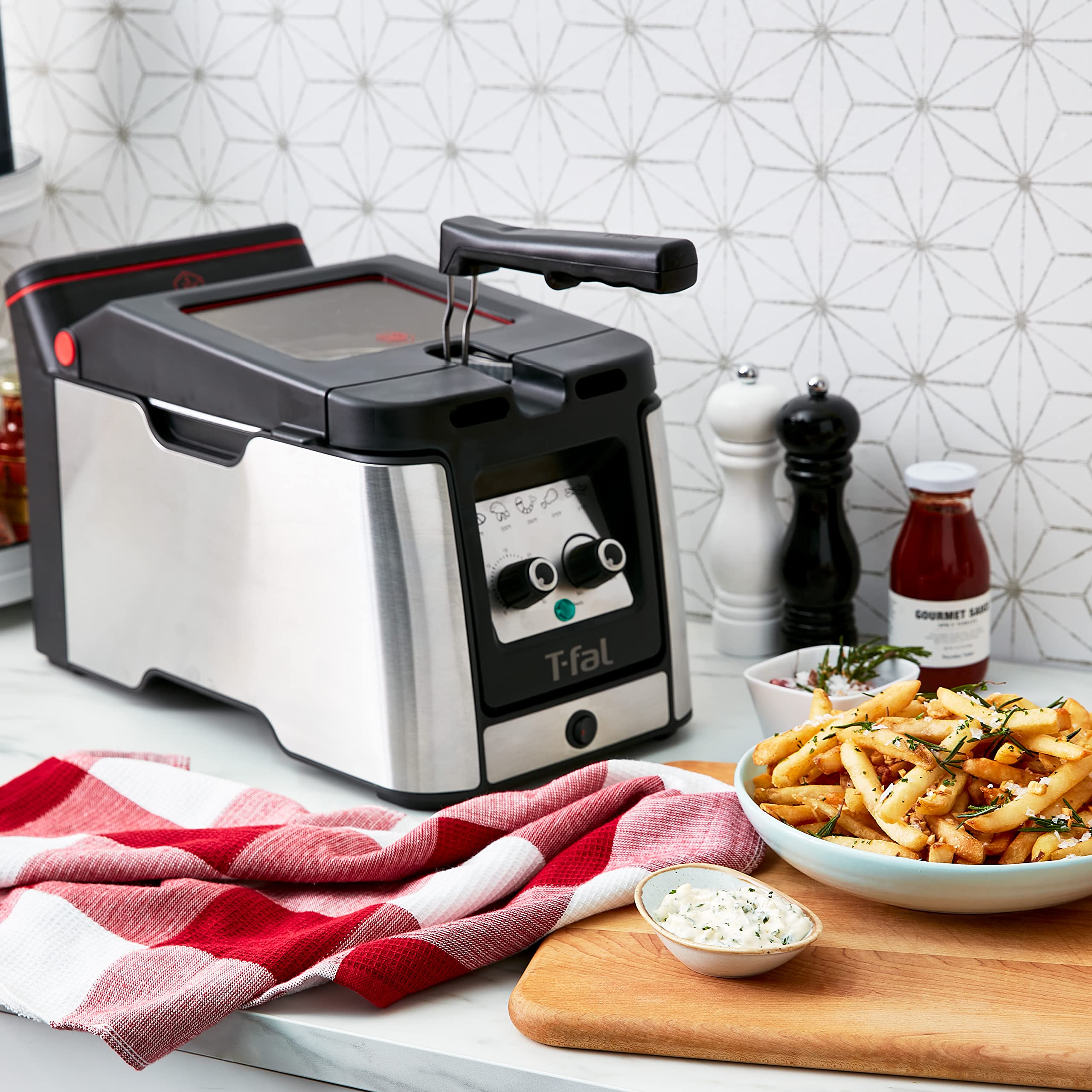 t-fal-3-5-liter-stainless-steel-deep-fryer-with-basket-1800w-digital-timer-oil-f image 7