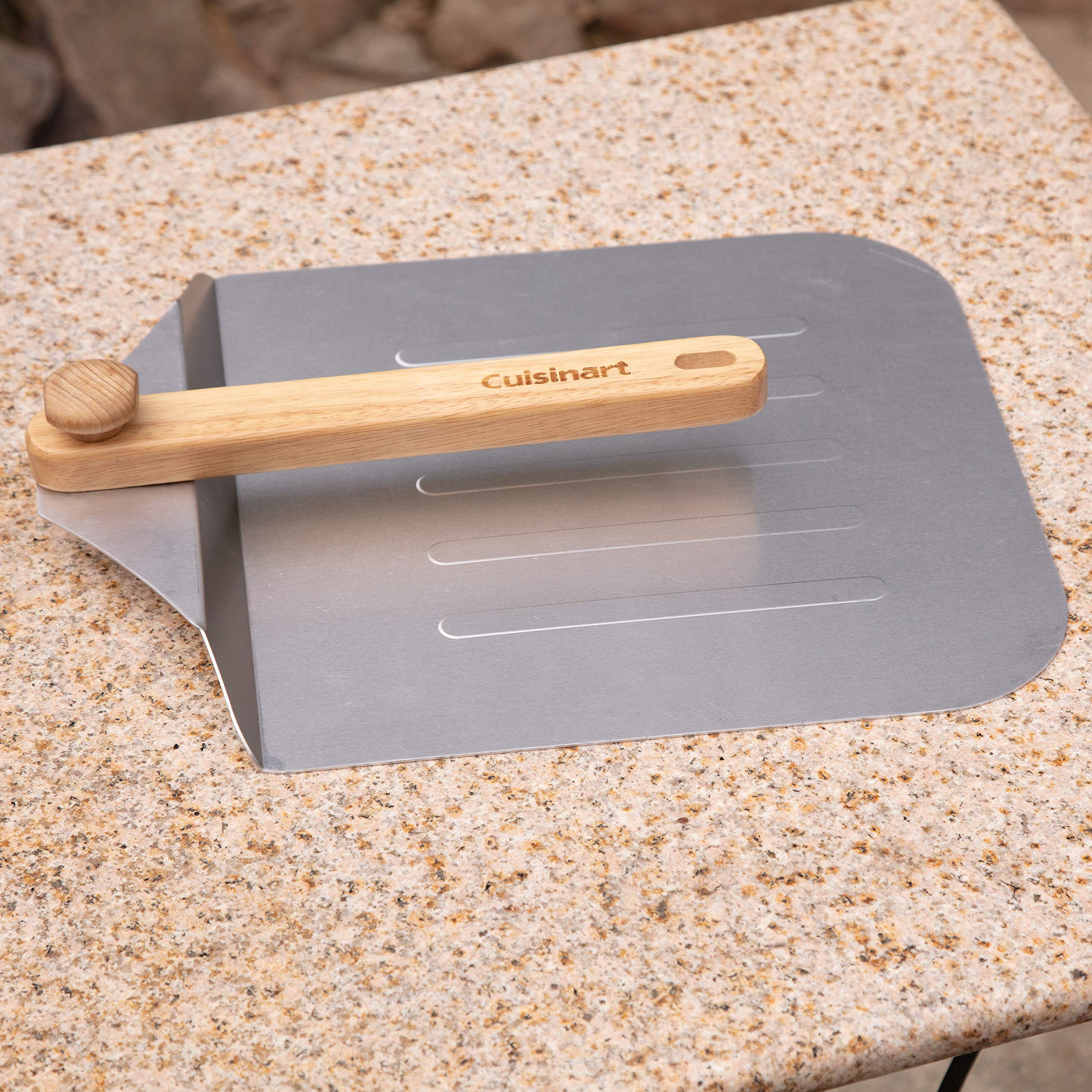 cuisinart-12-inch-aluminum-pizza-peel-with-folding-wooden-handle image 4