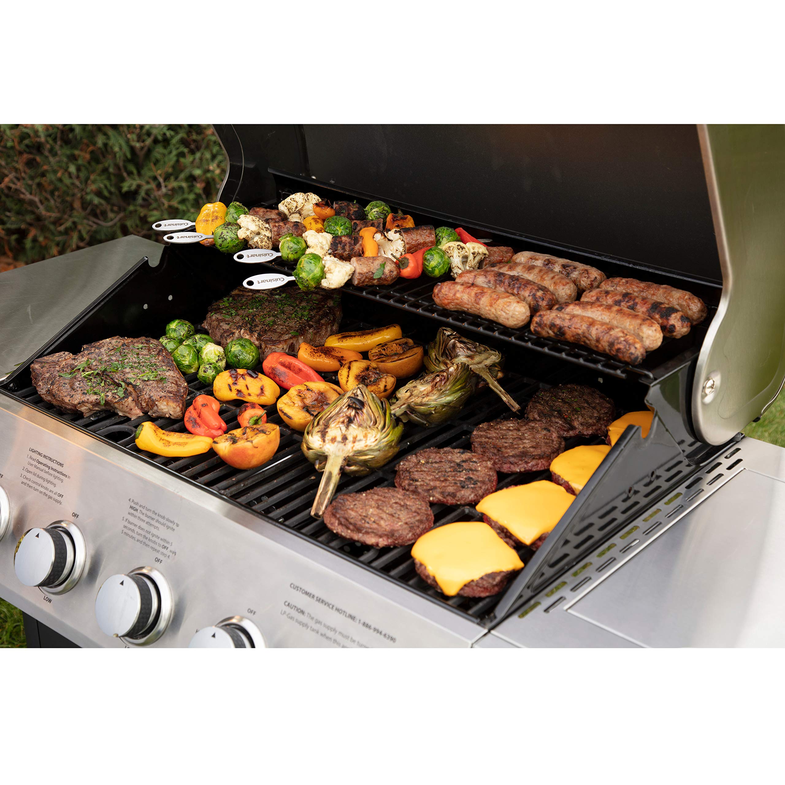 cuisinart-cgg-8500-5-burner-propane-gas-grill-with-side-burner image 8