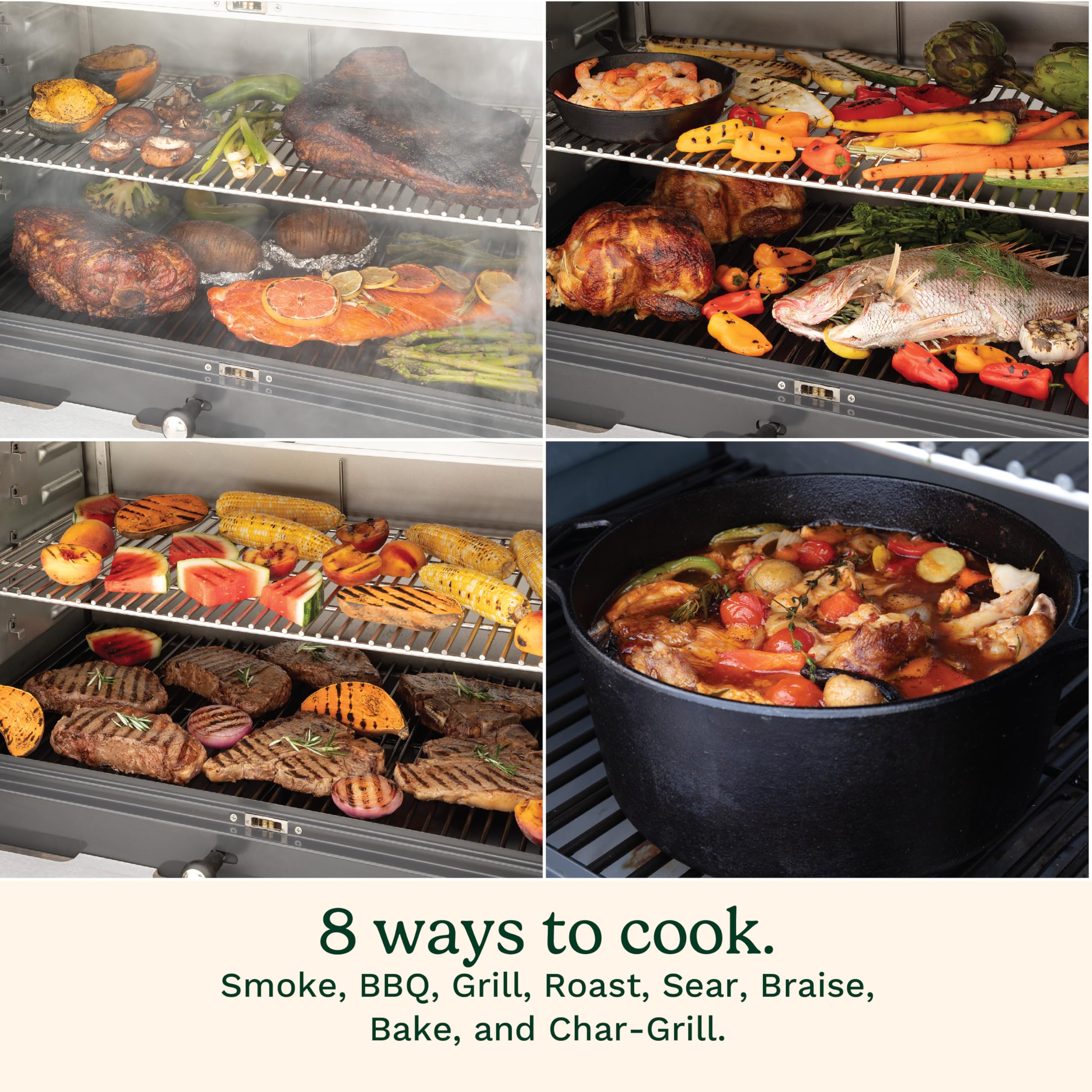 cuisinart-8-in-1-portable-wood-pellet-grill-and-smoker-256-sq-in-for-rv-tailgate image 7