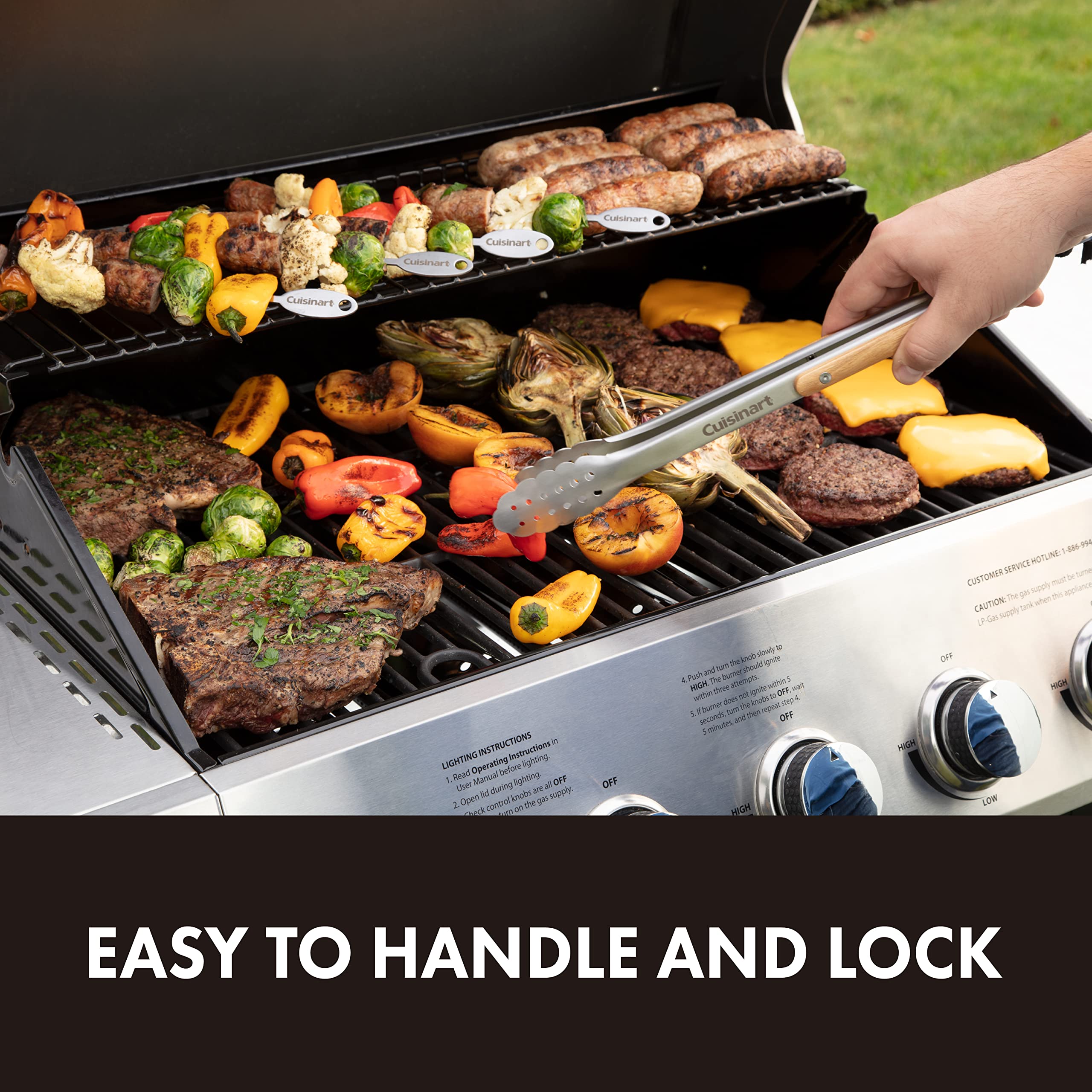cuisinart-cgs-1100-4-piece-ash-wood-grill-tool-set image 4