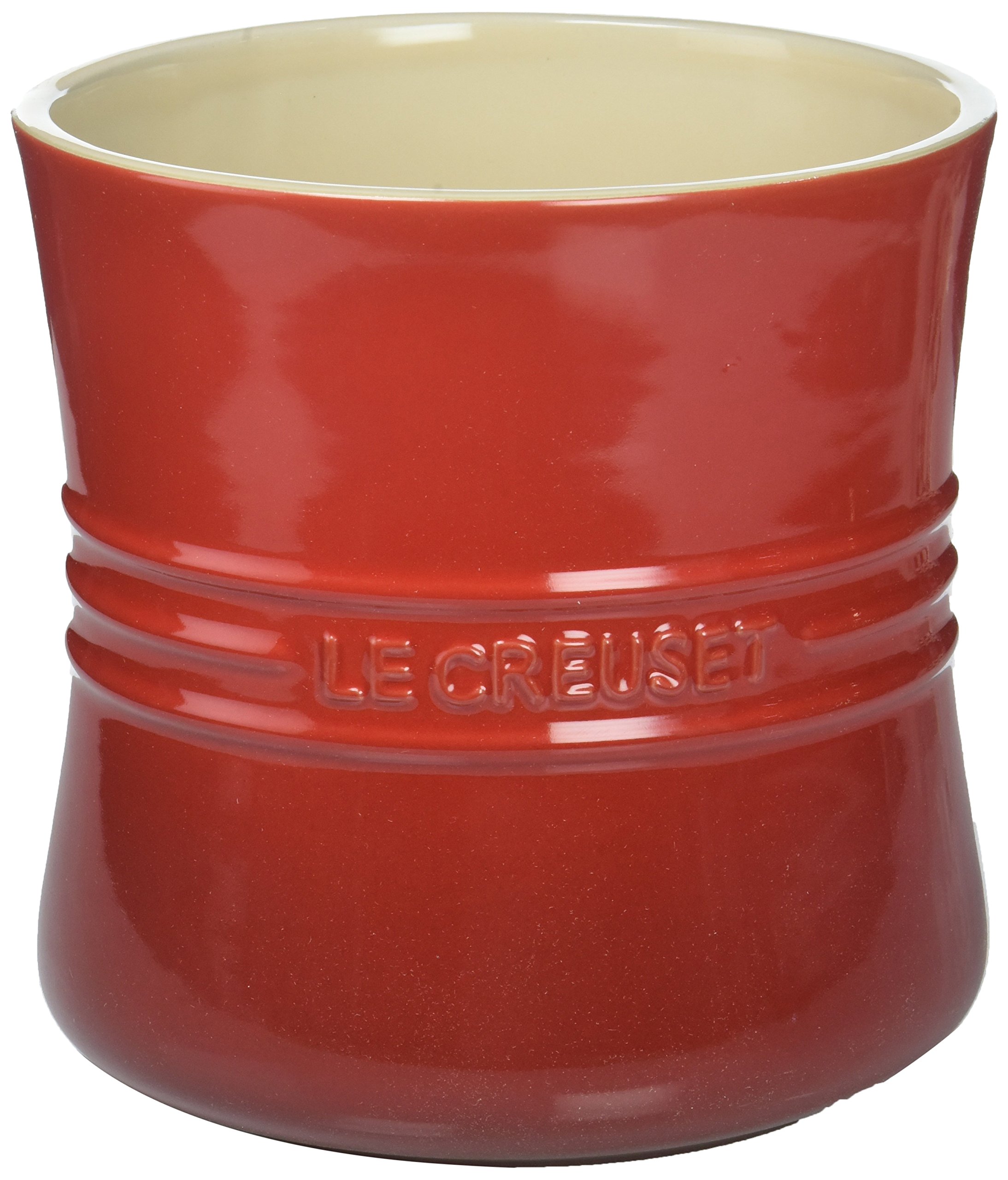 le-creuset-stoneware-utensil-crock-2-75-qt-cerise image 1