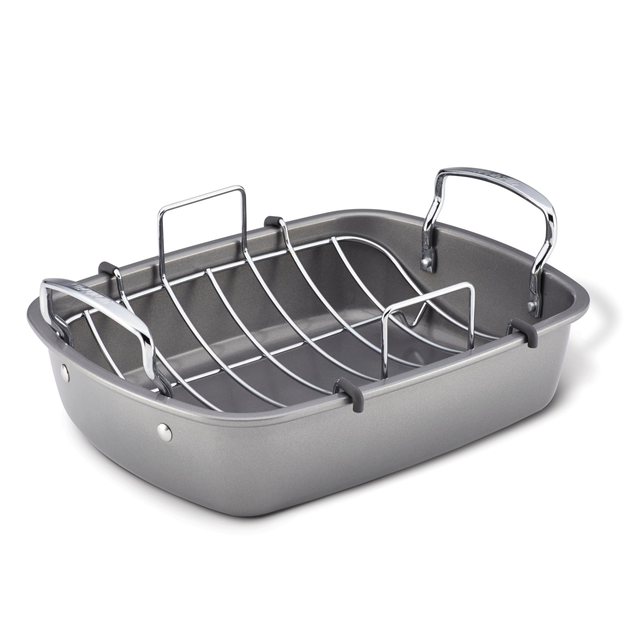 circulon-nonstick-roasting-pan-with-rack-oven-safe-to-450-f image 1