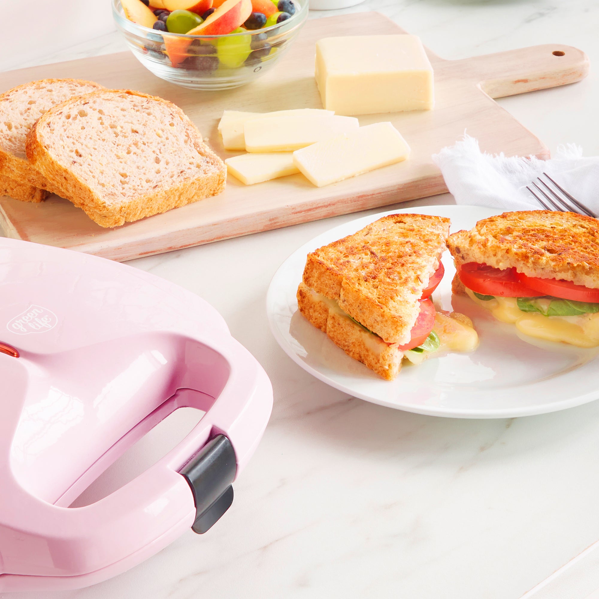 greenlife-sandwich-pro-electric-panini-grilled-cheese-maker-with-ceramic-nonstic image 2